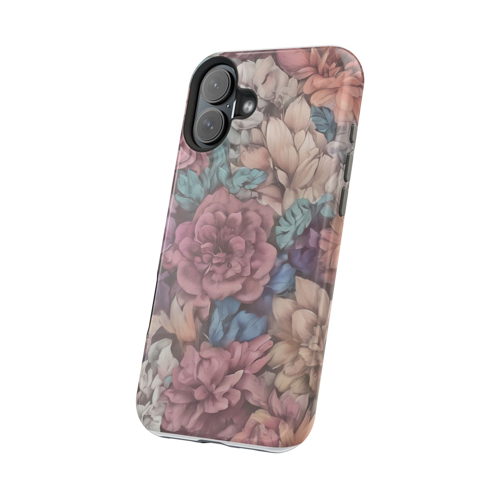 Floral Pattern Phone Case | Magnetic Impact-Resistant Case