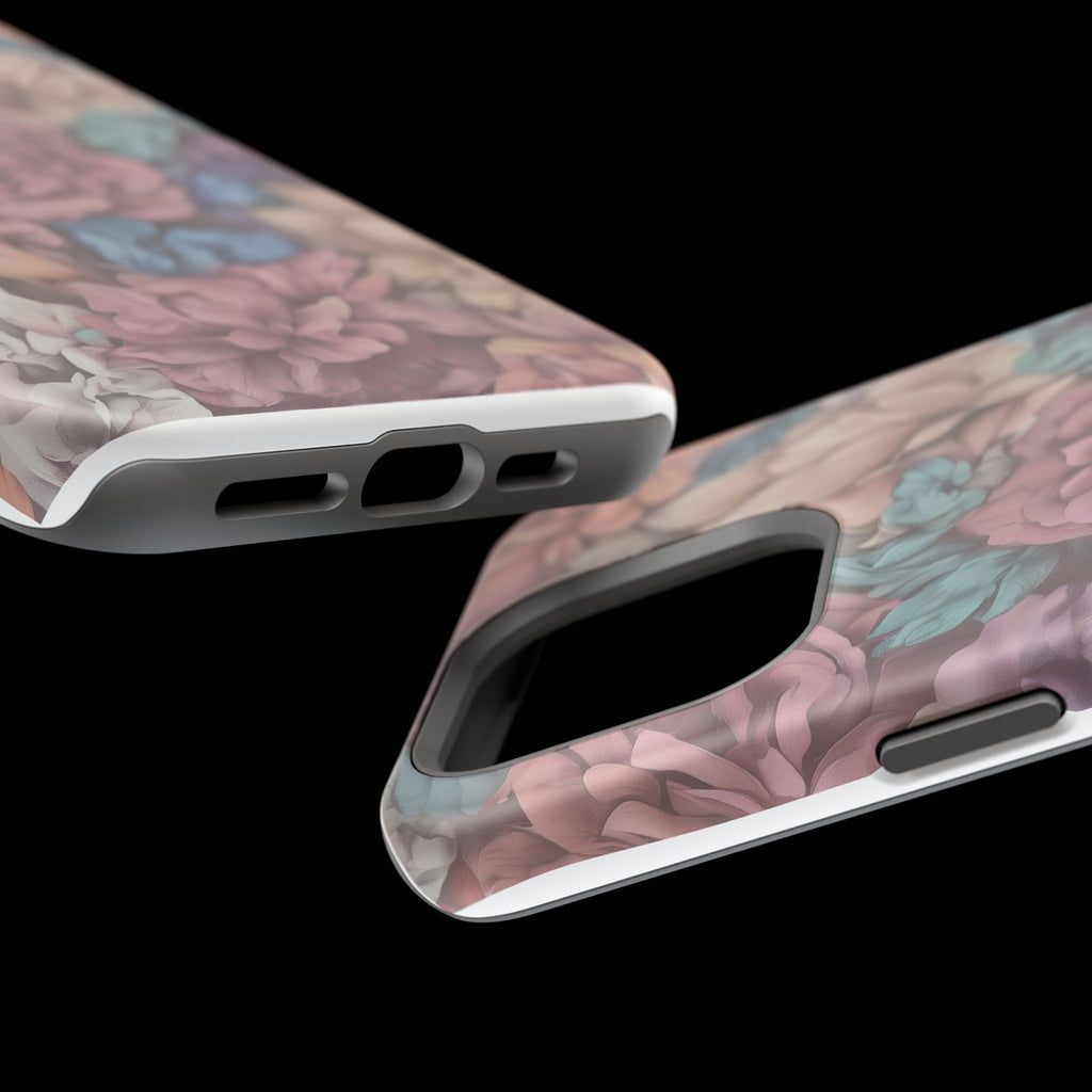Floral Pattern Phone Case | Magnetic Impact-Resistant Case