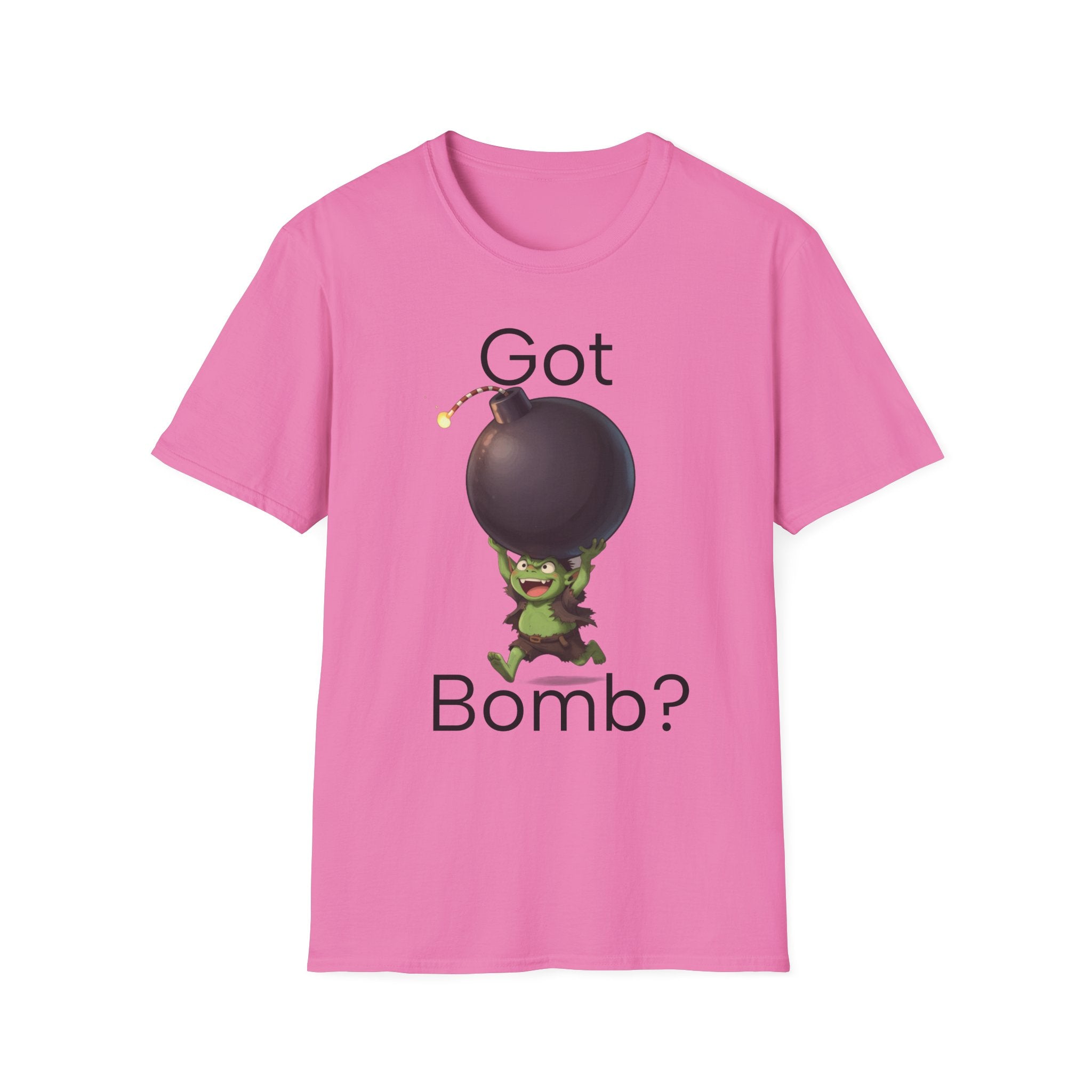 Got Bomb? T-Shirt — Cute Goblin Holding Bomb Graphic Tee