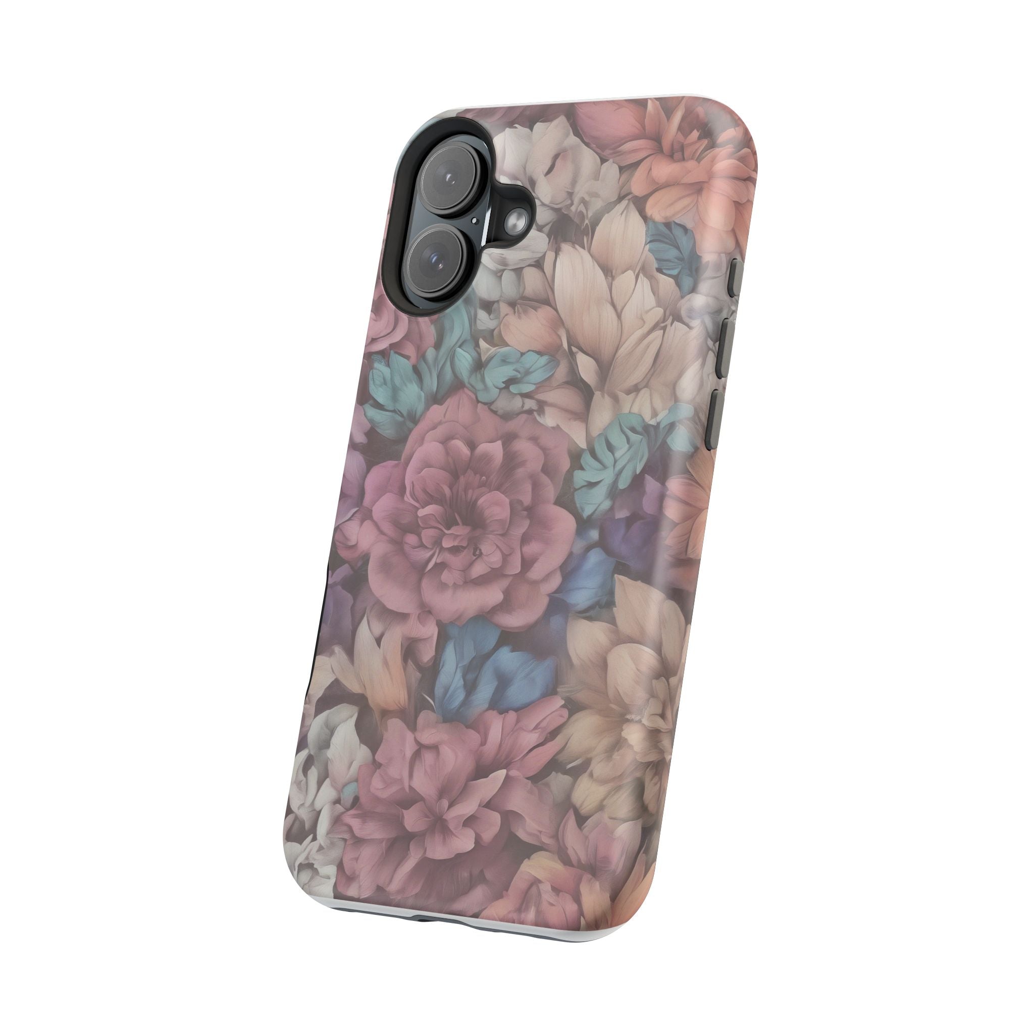 Floral Pattern Phone Case | Magnetic Impact-Resistant Case
