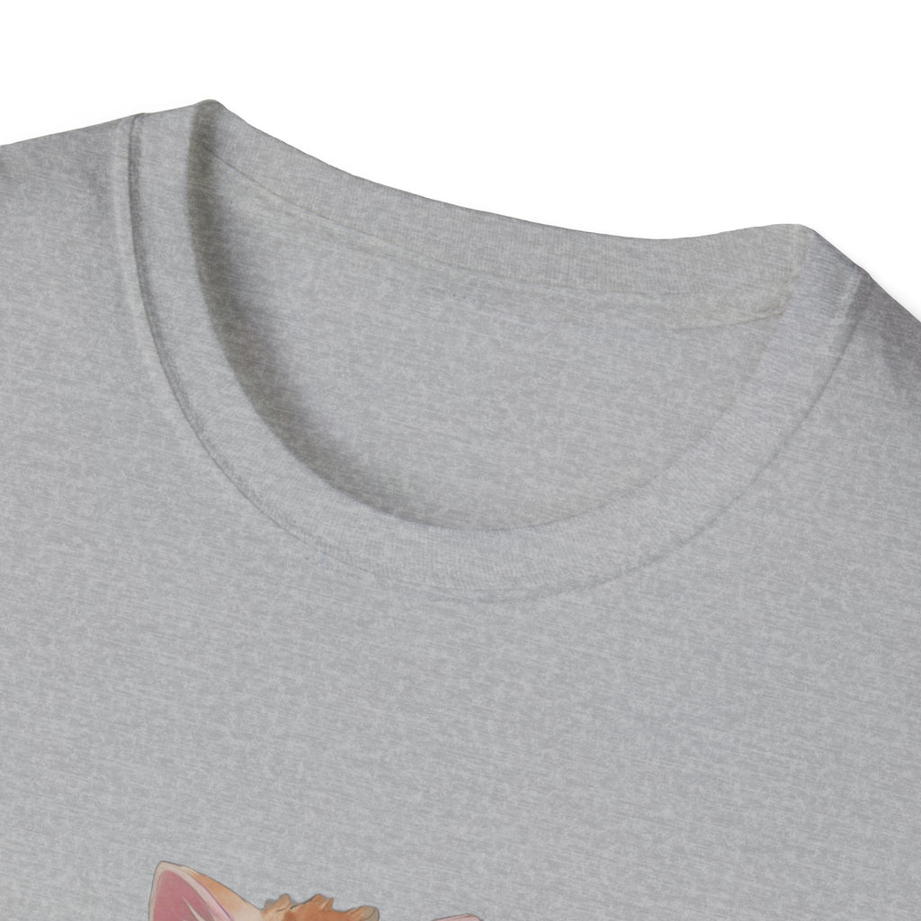 Purrfectly Tidy Cat Illustration T-Shirt | Cute Kitten on Rug