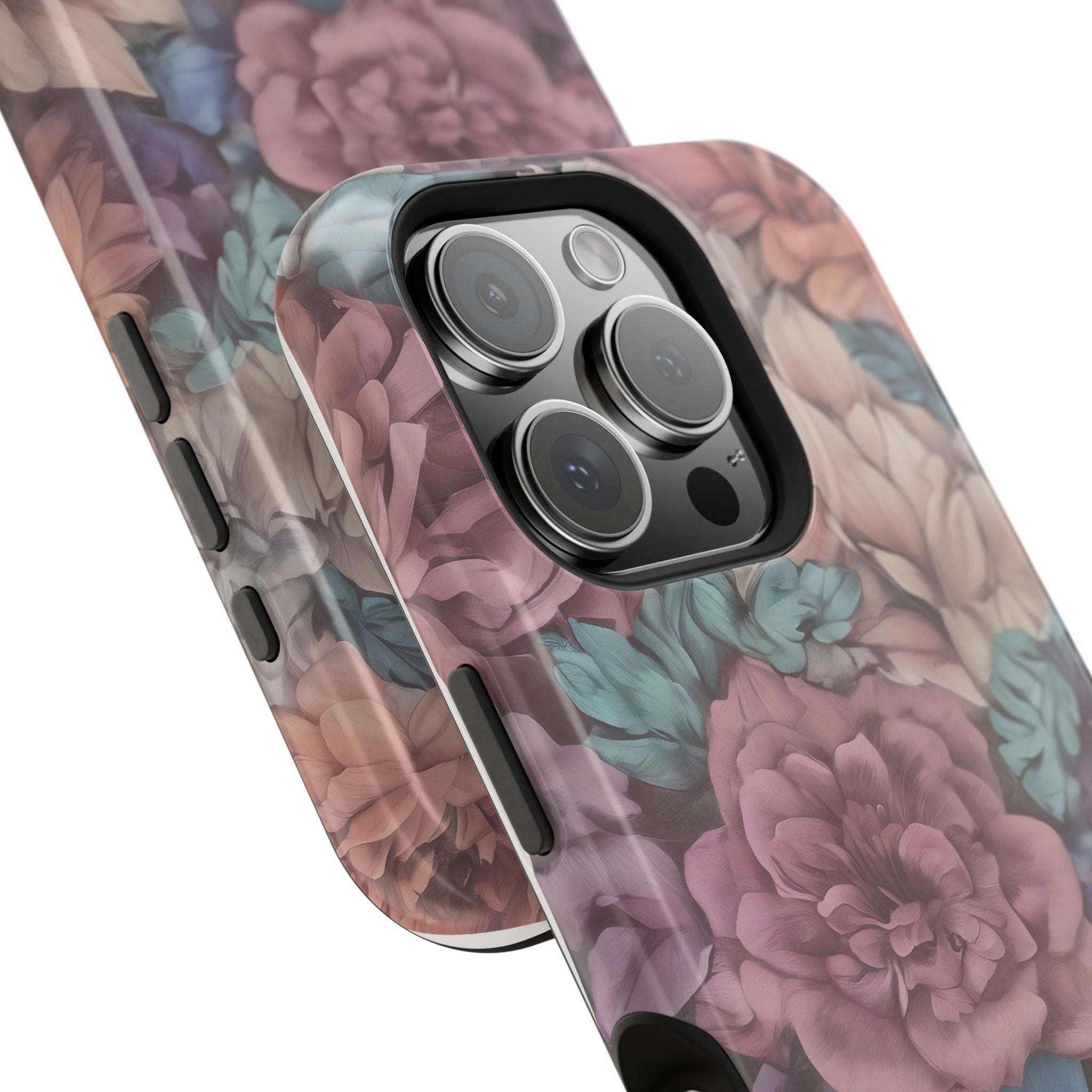 Floral Pattern Phone Case | Magnetic Impact-Resistant Case