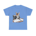 Corgi in Suit Tee | Dog Lawyer Office Illustration, Cute Business Dog Shirt