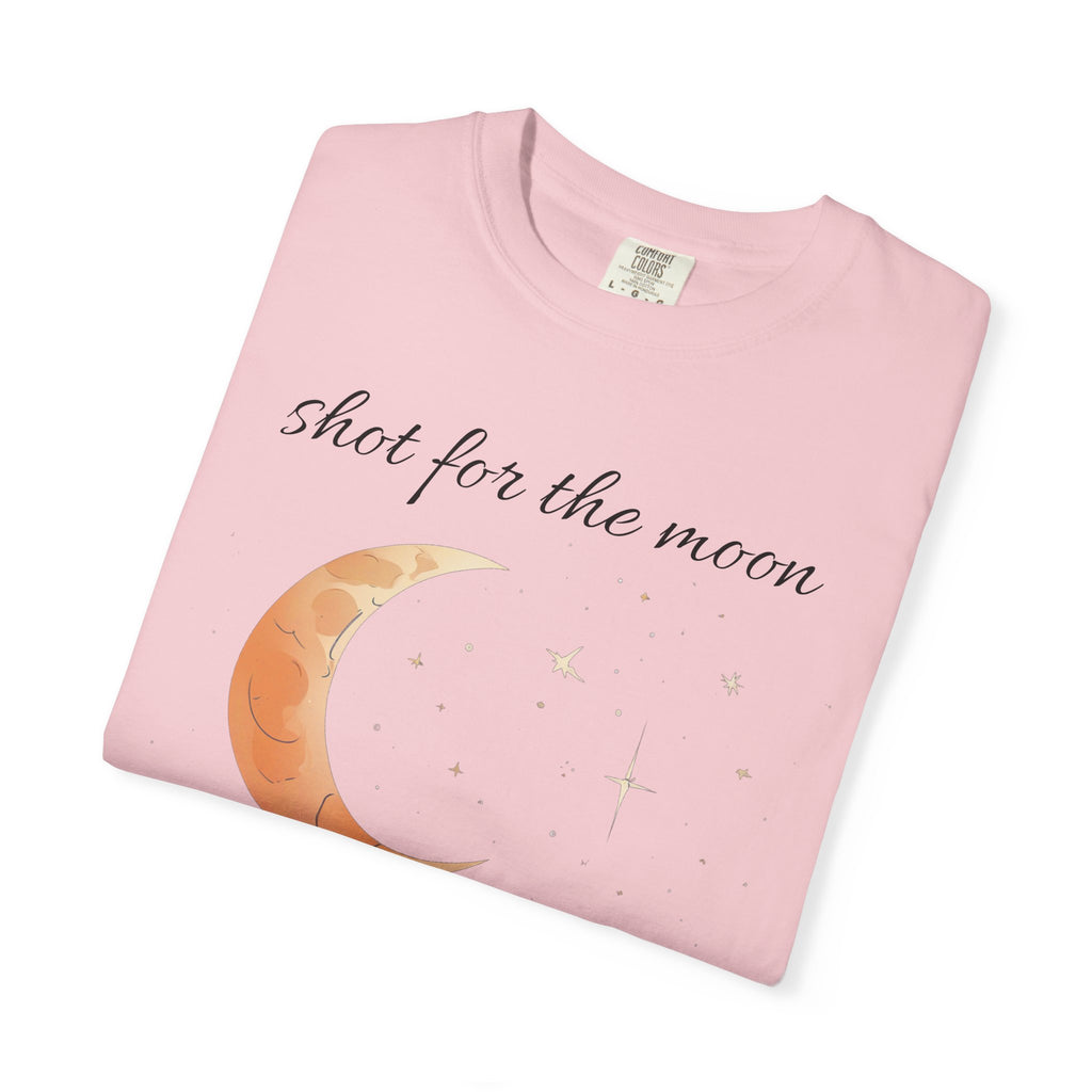 Shot for the Moon Rocket Moon T-Shirt | Landed Among the Stars