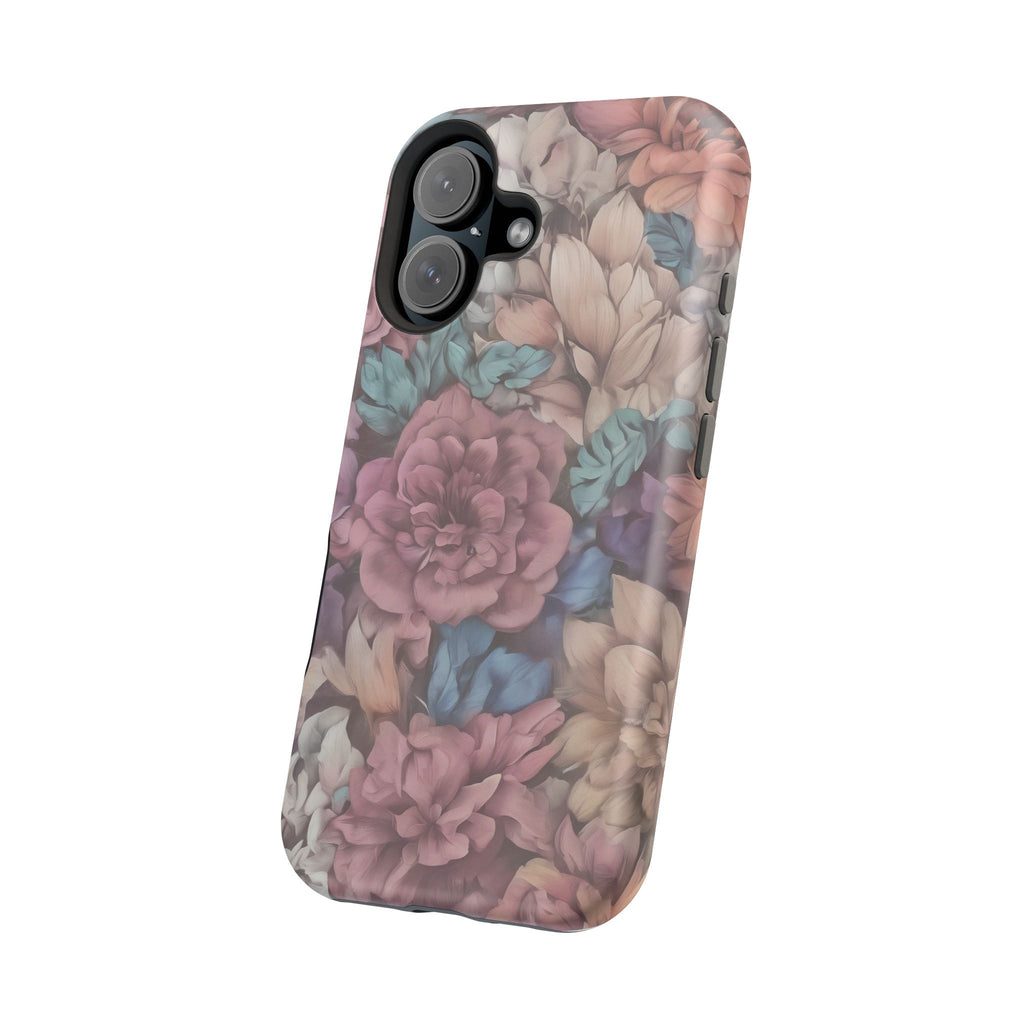 Floral Pattern Phone Case | Magnetic Impact-Resistant Case