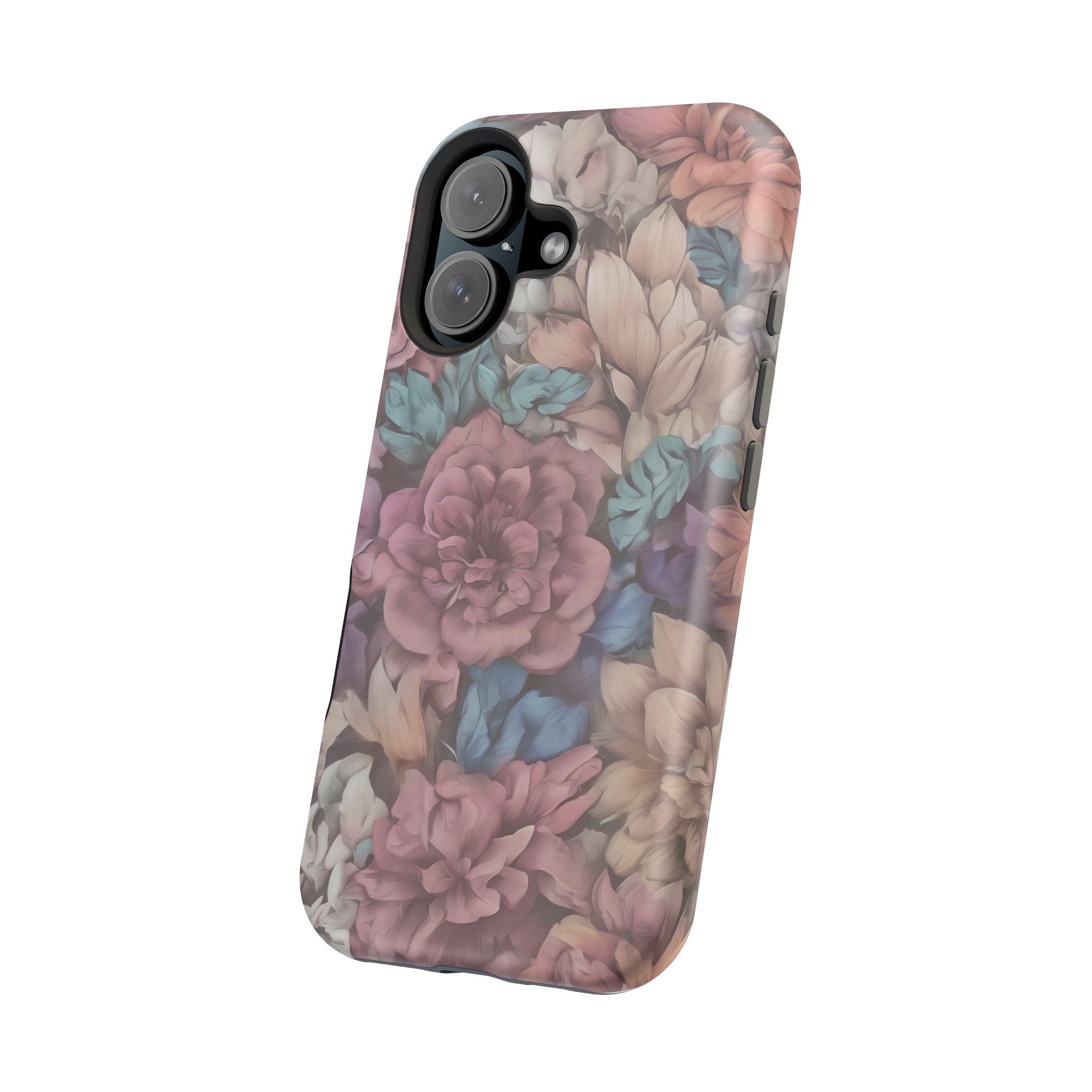 Floral Pattern Phone Case | Magnetic Impact-Resistant Case