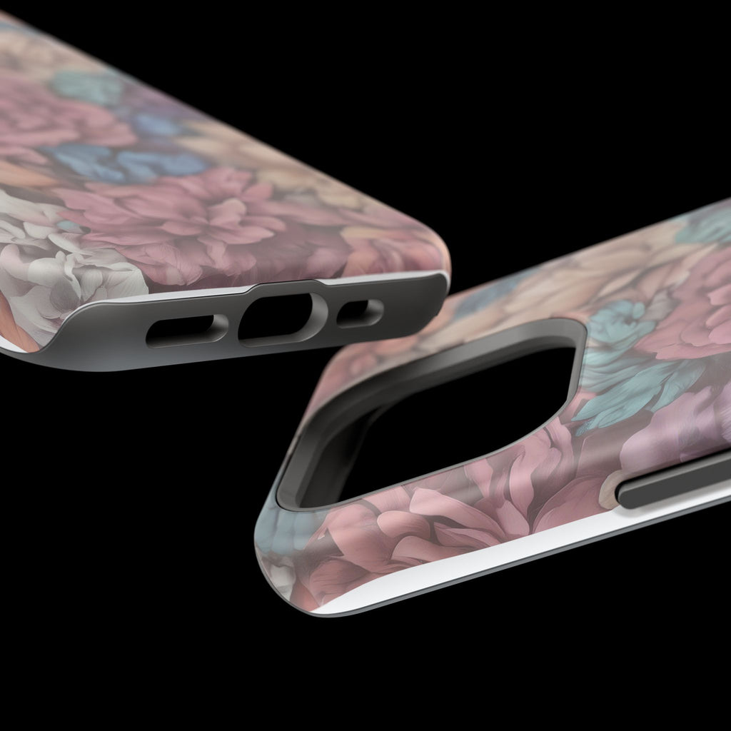 Floral Pattern Phone Case | Magnetic Impact-Resistant Case