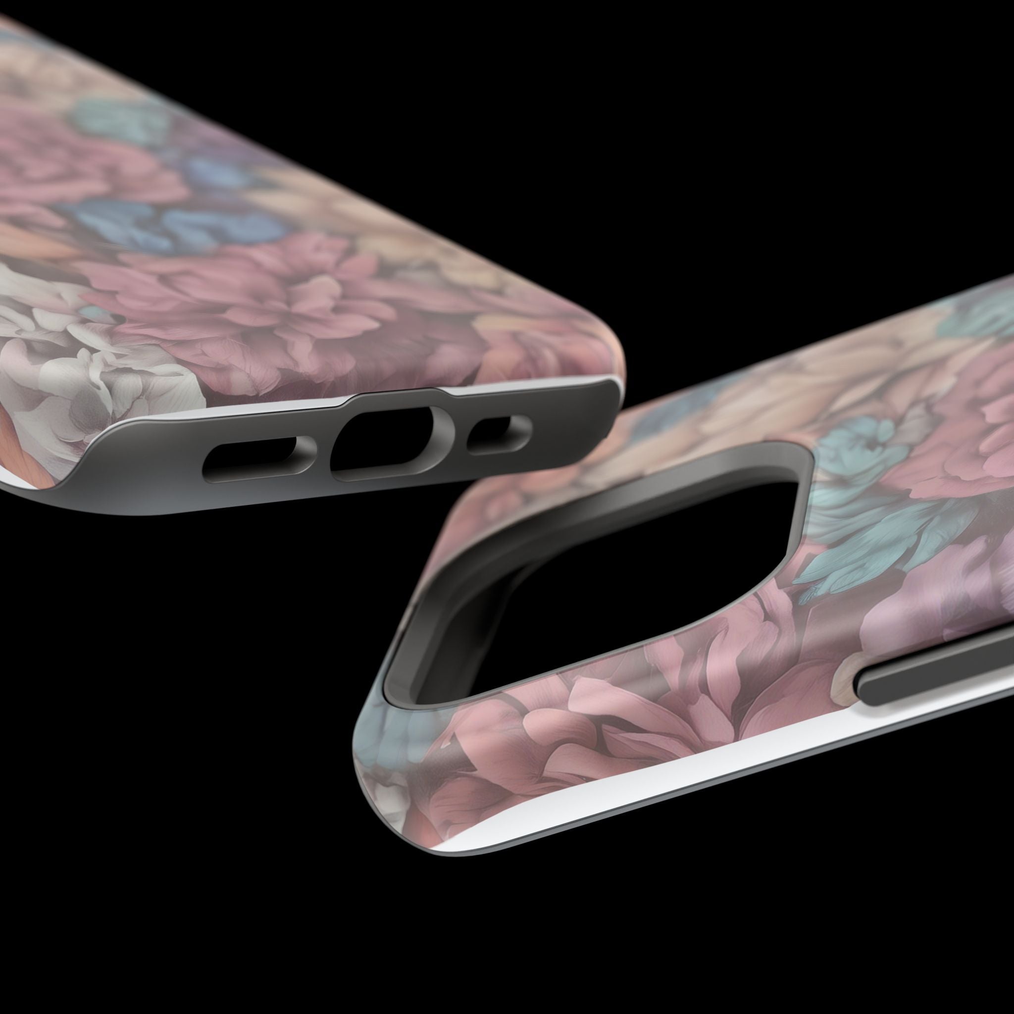 Floral Pattern Phone Case | Magnetic Impact-Resistant Case