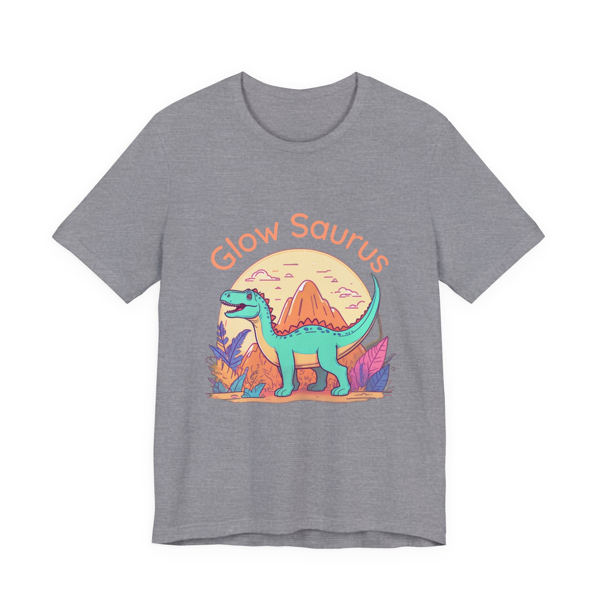 Glow Saurus Tee — Cute Retro Dinosaur T‑Shirt
