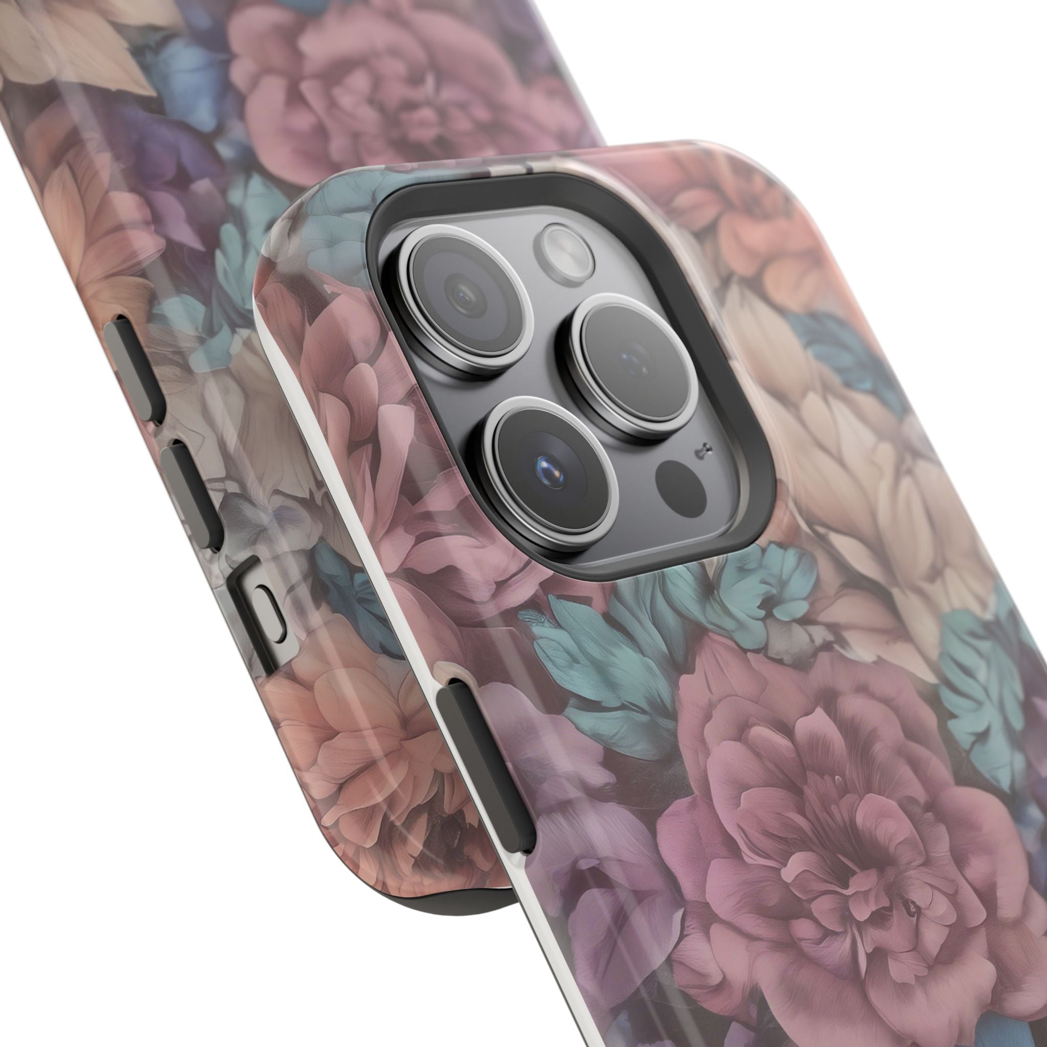 Floral Pattern Phone Case | Magnetic Impact-Resistant Case
