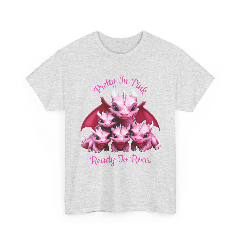 Pretty In Pink Dragons tee | Ready To Roar design