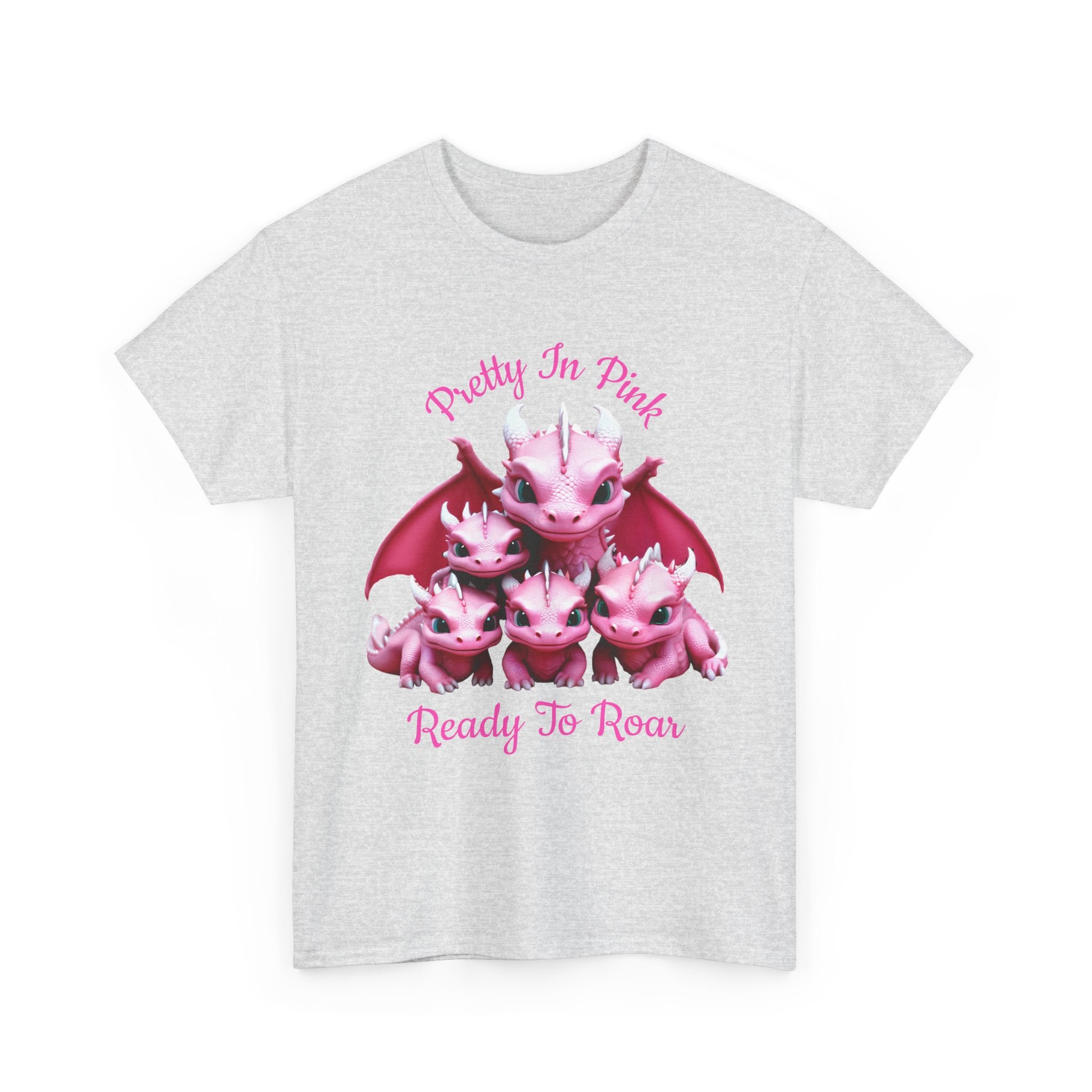 Pretty In Pink Dragons tee | Ready To Roar design