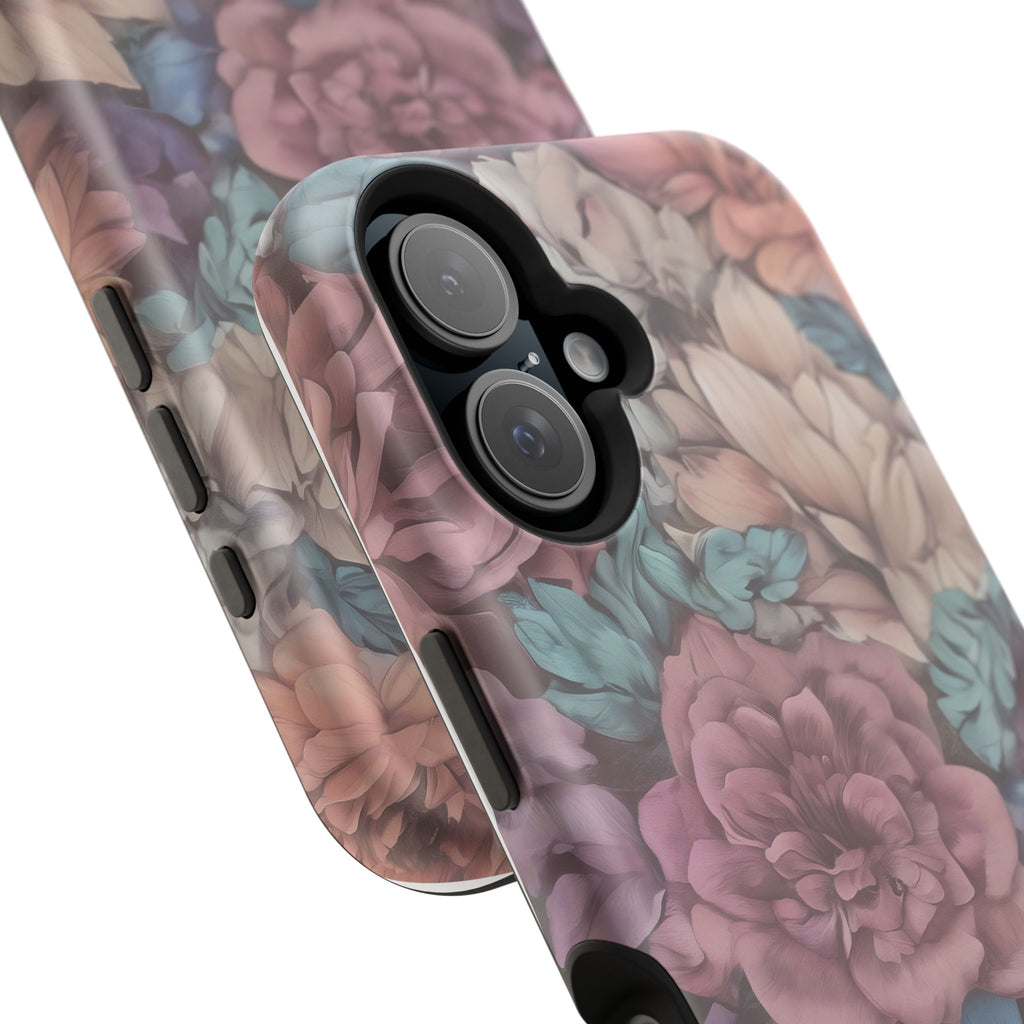 Floral Pattern Phone Case | Magnetic Impact-Resistant Case