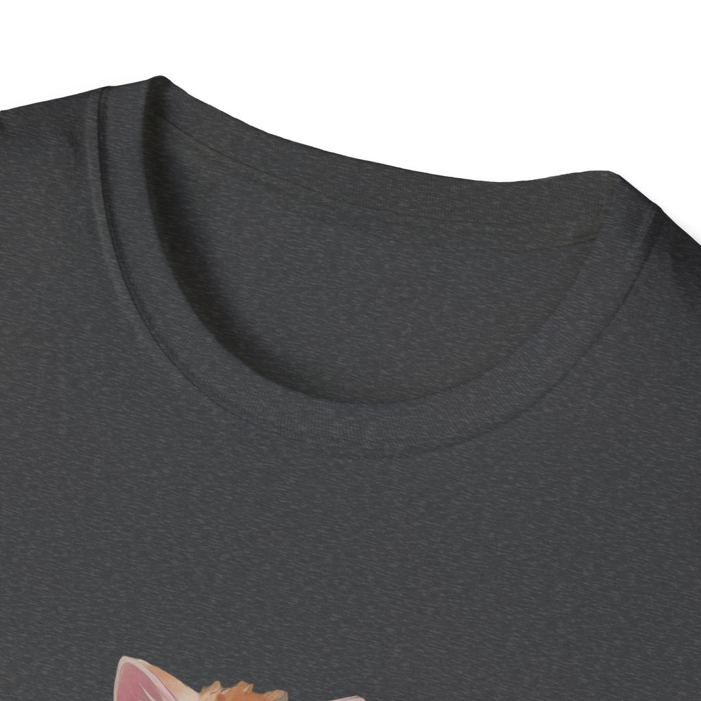 Purrfectly Tidy Cat Illustration T-Shirt | Cute Kitten on Rug