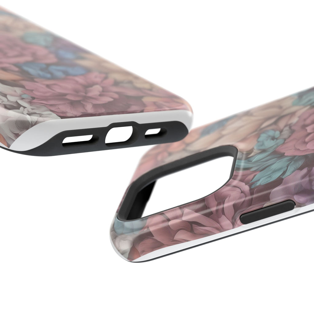 Floral Pattern Phone Case | Magnetic Impact-Resistant Case