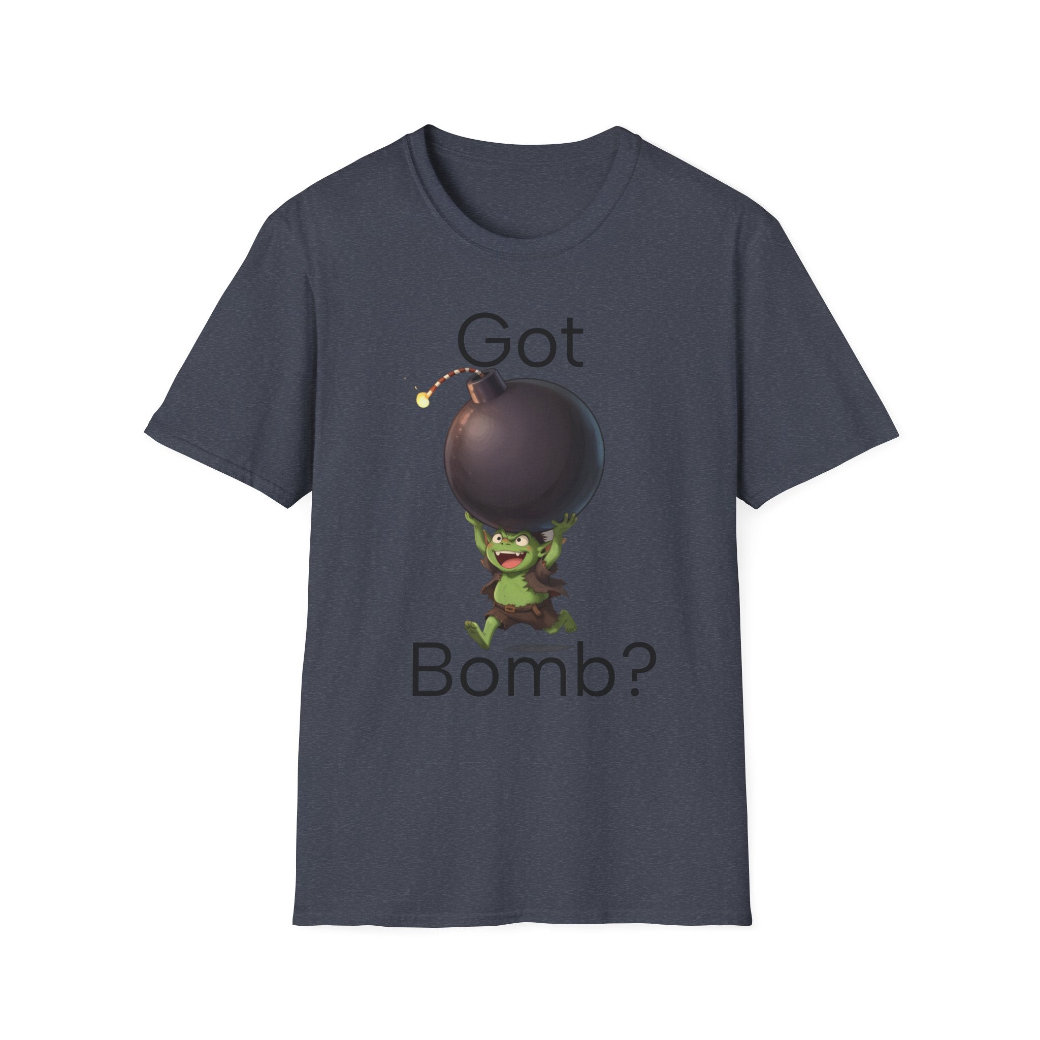 Got Bomb? T-Shirt — Cute Goblin Holding Bomb Graphic Tee