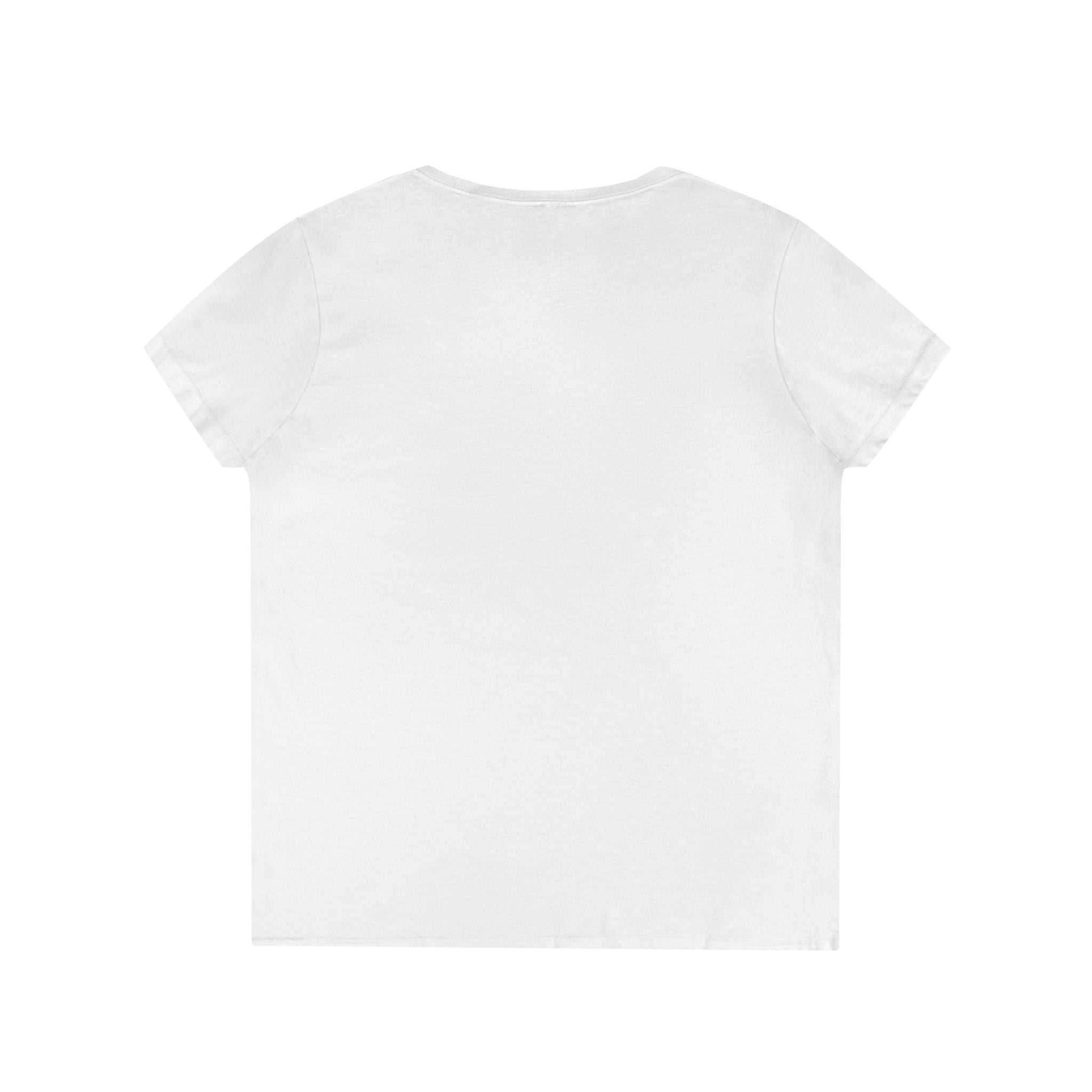Birthday Owl V-Neck Tee — Cute Party Hat Owl Graphic T-Shirt for Women