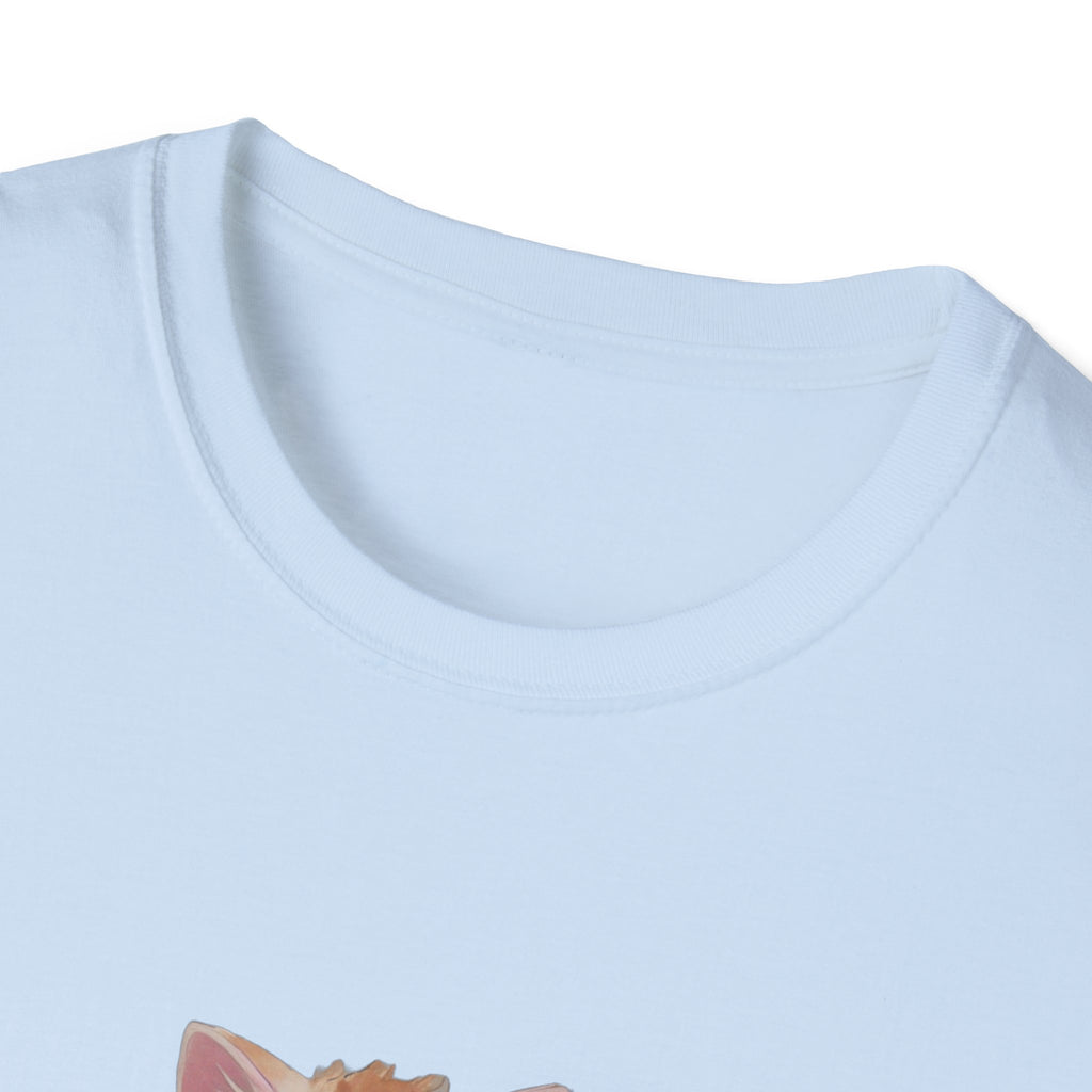 Purrfectly Tidy Cat Illustration T-Shirt | Cute Kitten on Rug
