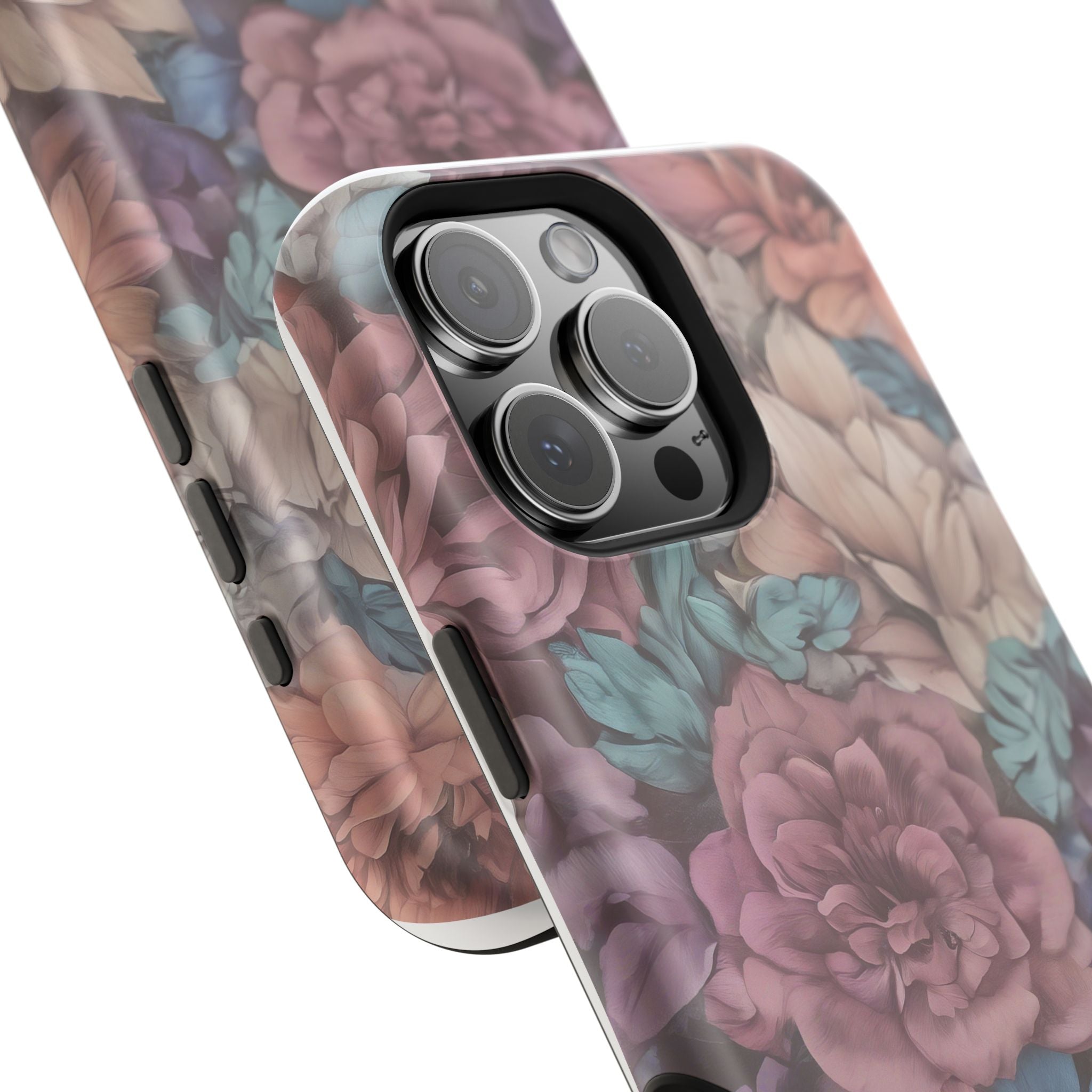 Floral Pattern Phone Case | Magnetic Impact-Resistant Case