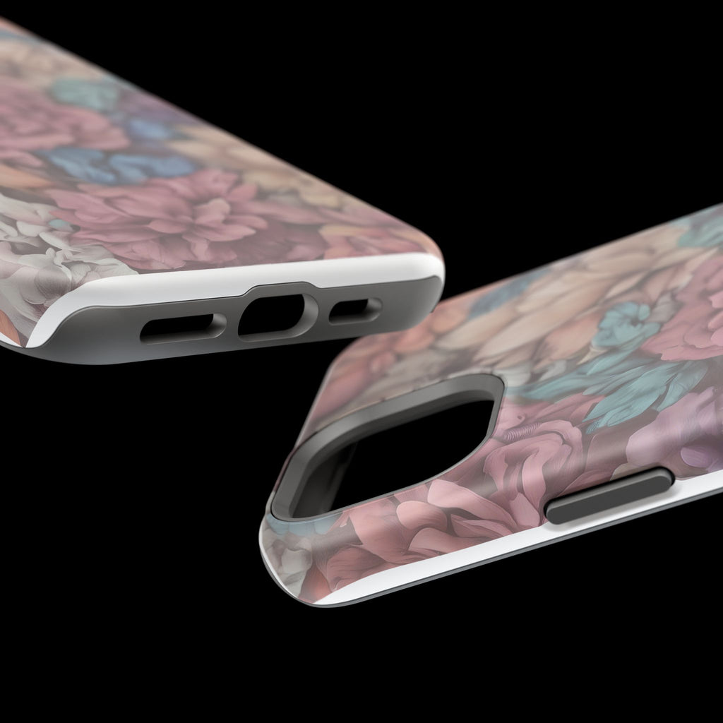 Floral Pattern Phone Case | Magnetic Impact-Resistant Case