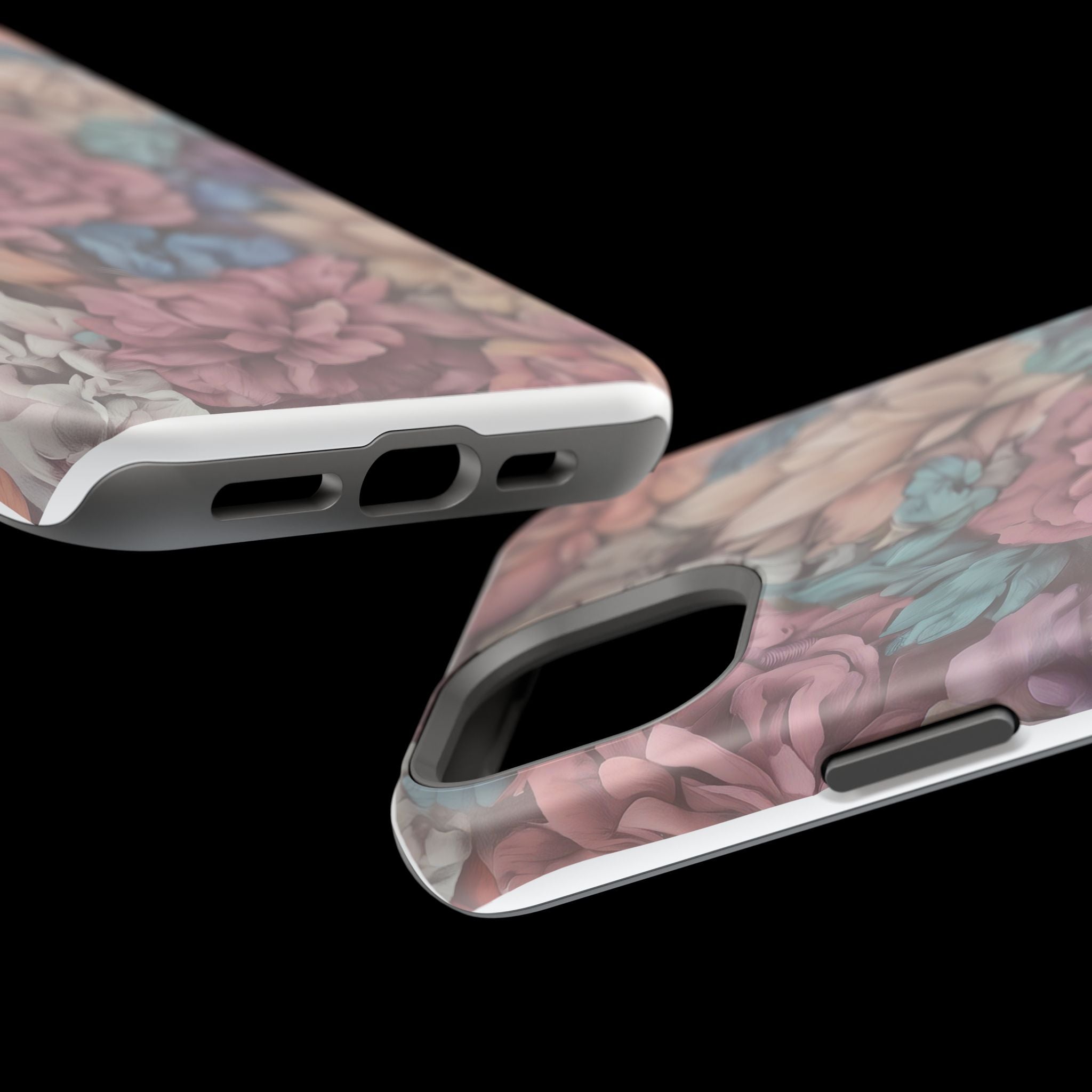 Floral Pattern Phone Case | Magnetic Impact-Resistant Case