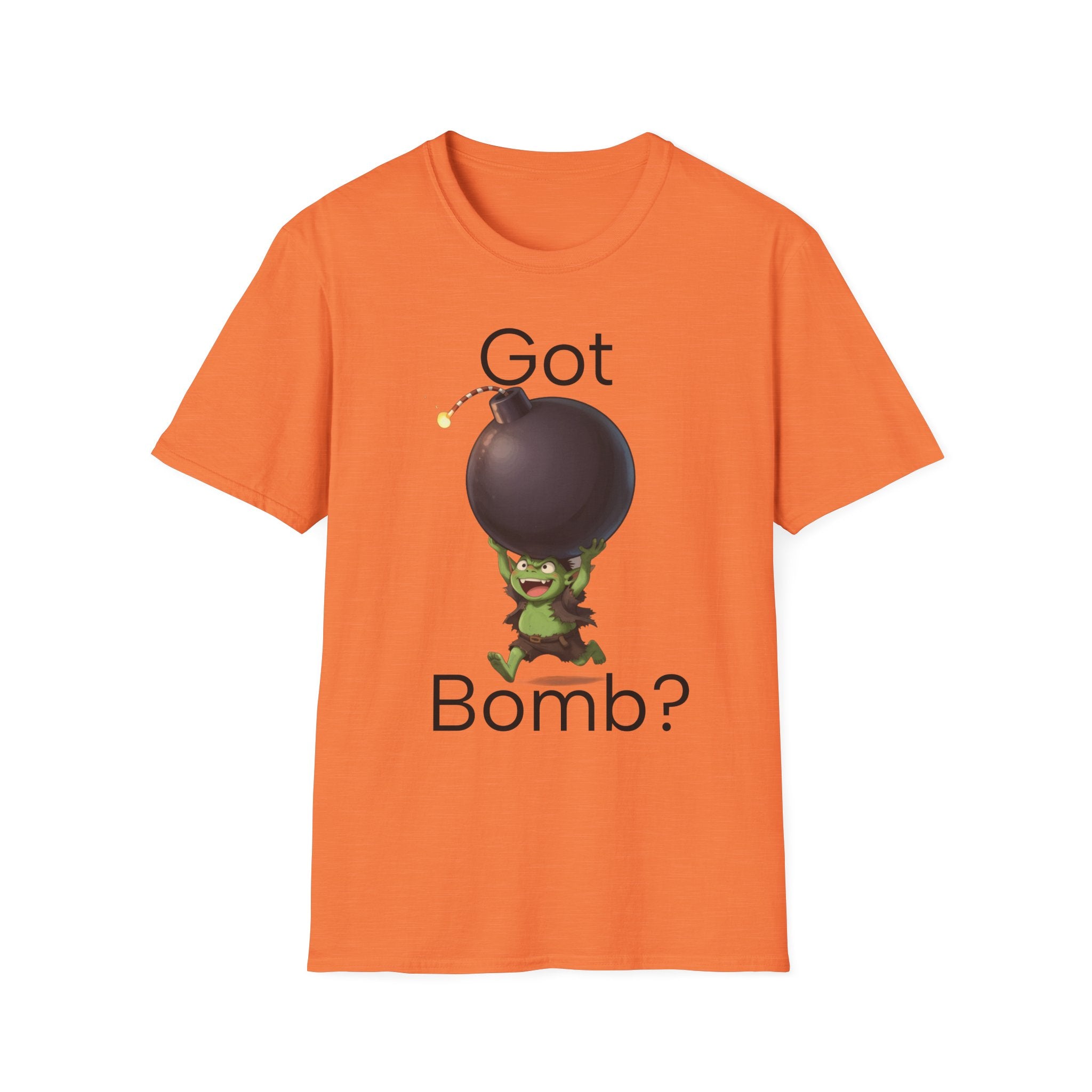 Got Bomb? T-Shirt — Cute Goblin Holding Bomb Graphic Tee