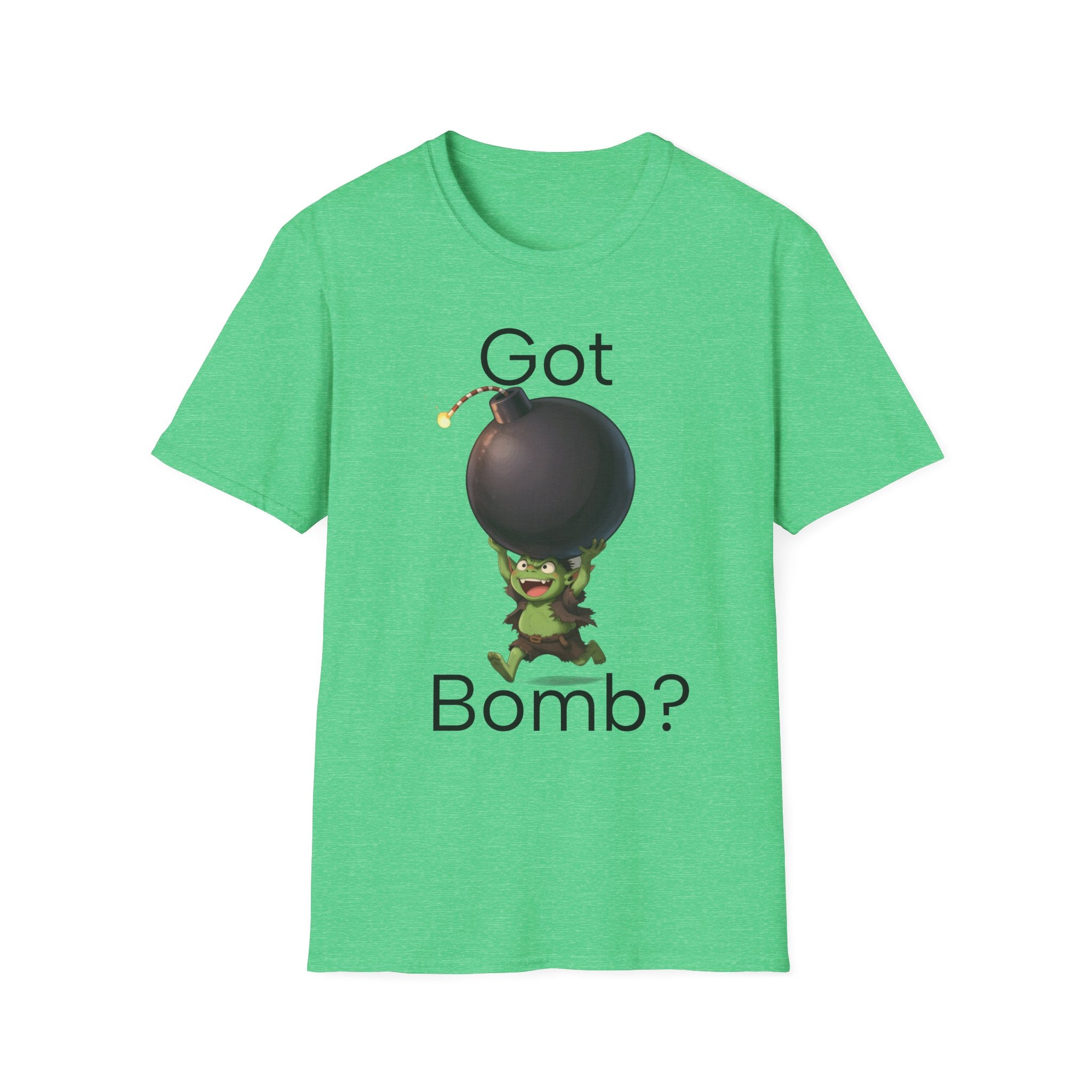 Got Bomb? T-Shirt — Cute Goblin Holding Bomb Graphic Tee