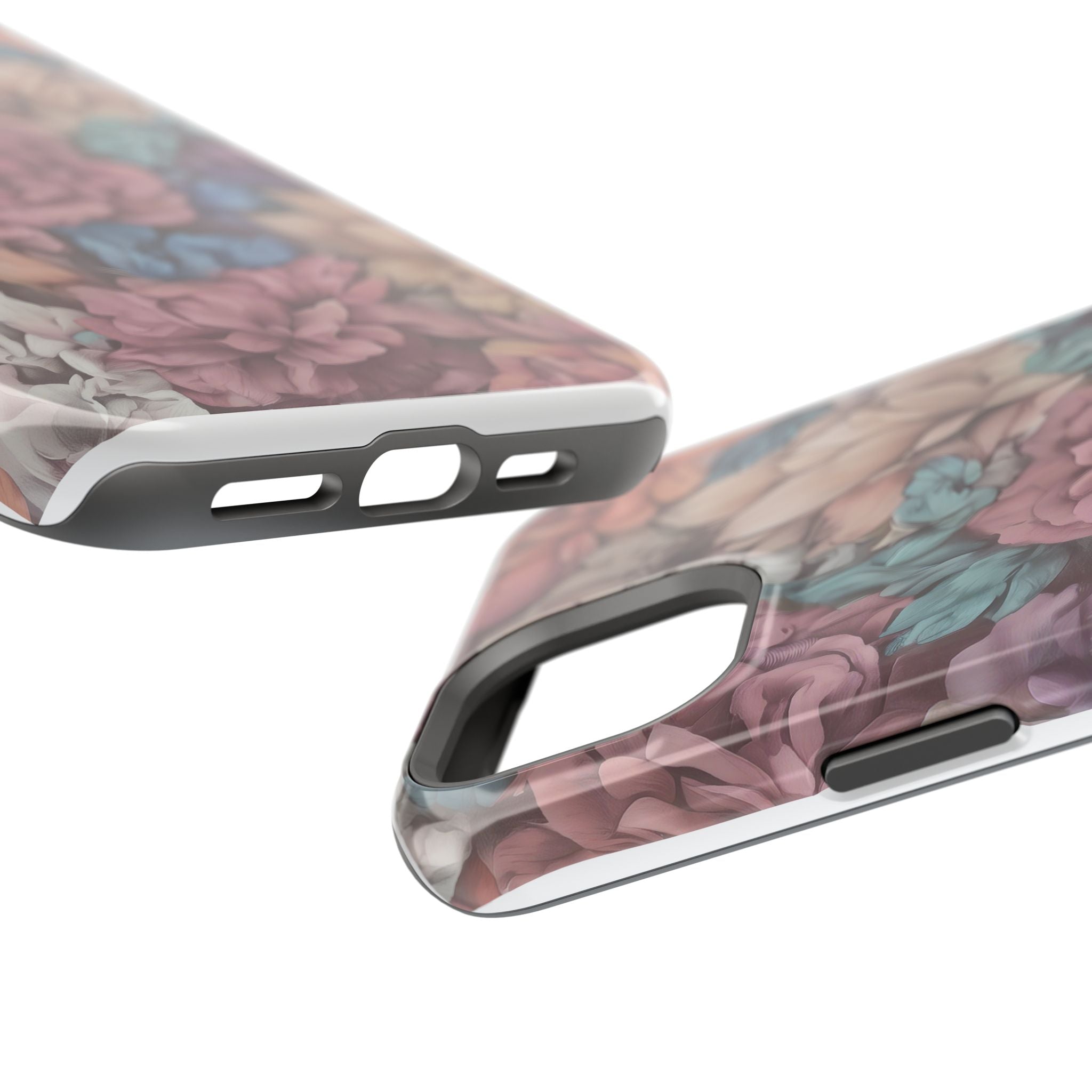 Floral Pattern Phone Case | Magnetic Impact-Resistant Case