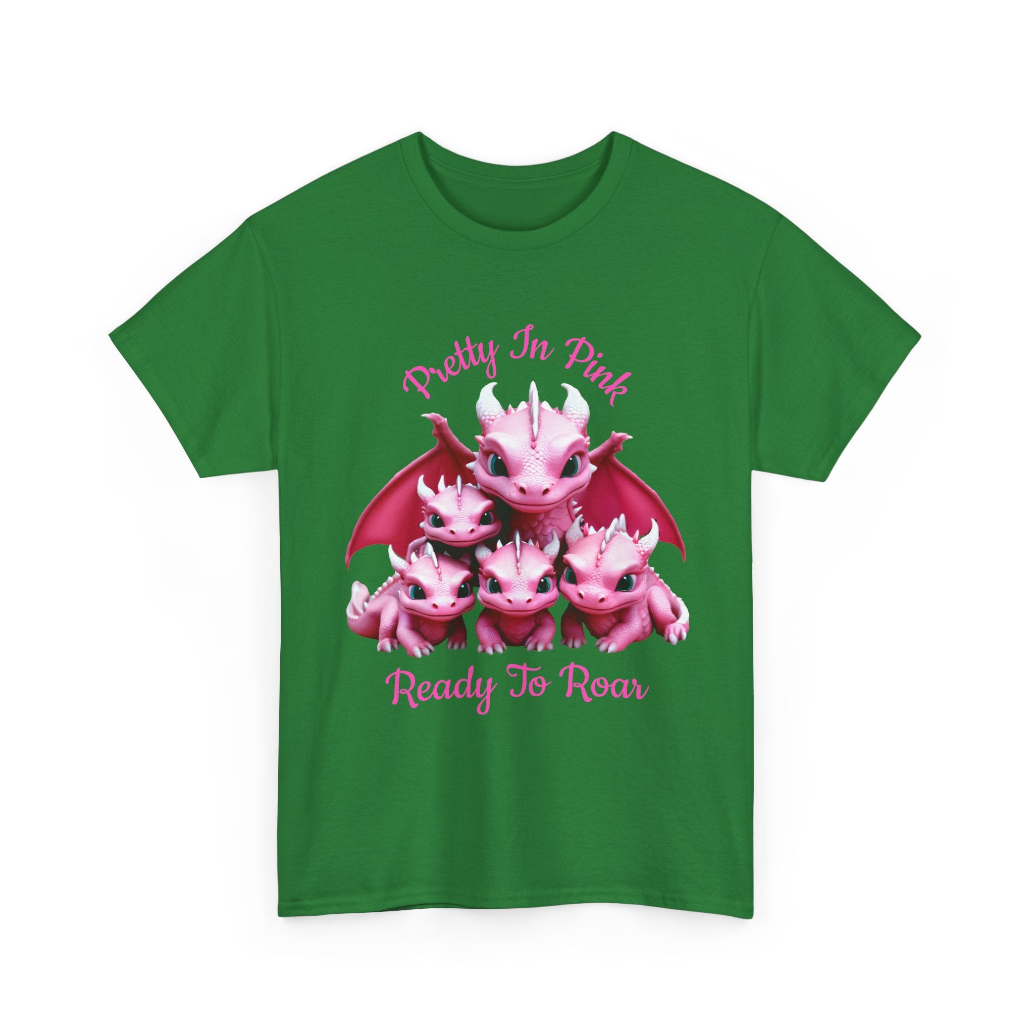 Pretty In Pink Dragons tee | Ready To Roar design