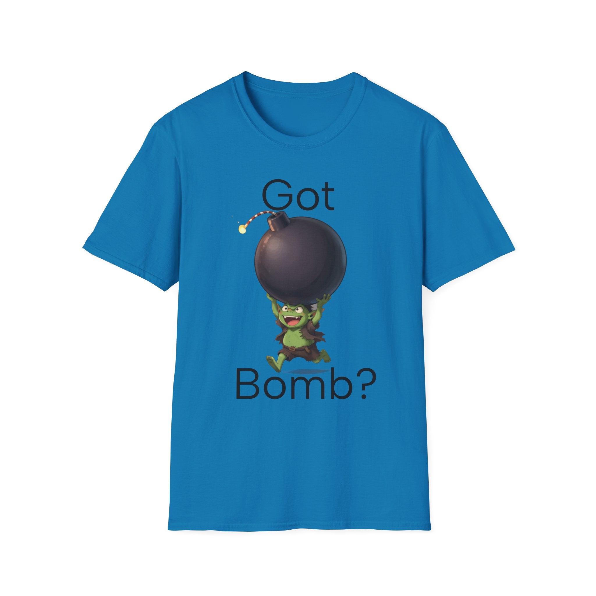 Got Bomb? T-Shirt — Cute Goblin Holding Bomb Graphic Tee