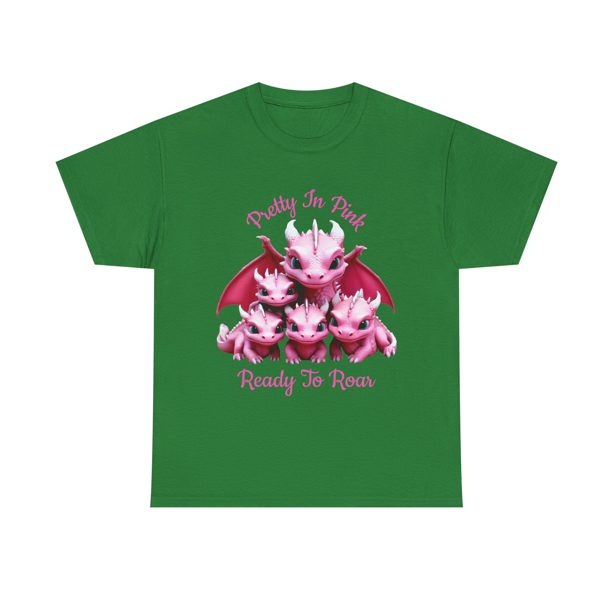 Pretty In Pink Dragons tee | Ready To Roar design