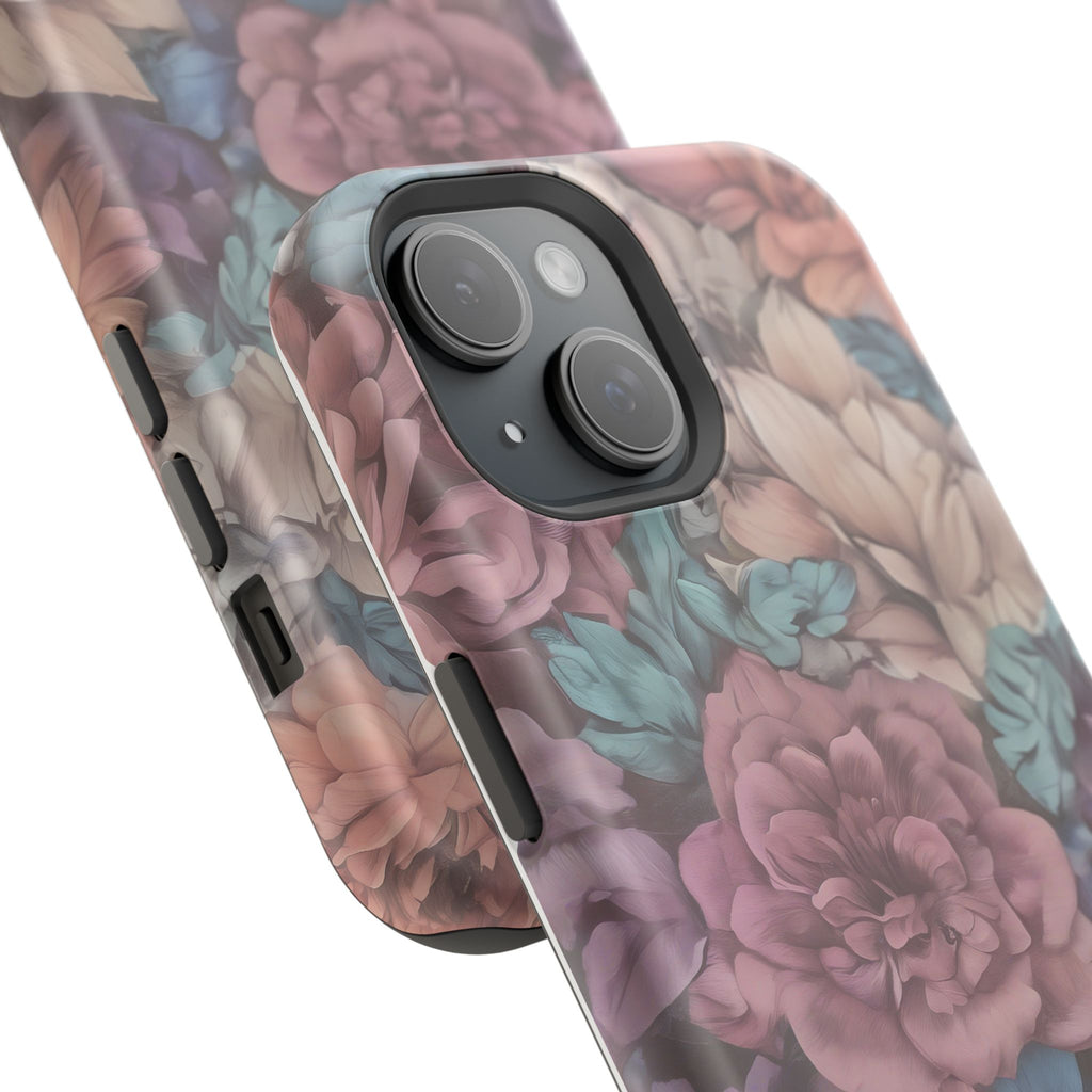 Floral Pattern Phone Case | Magnetic Impact-Resistant Case