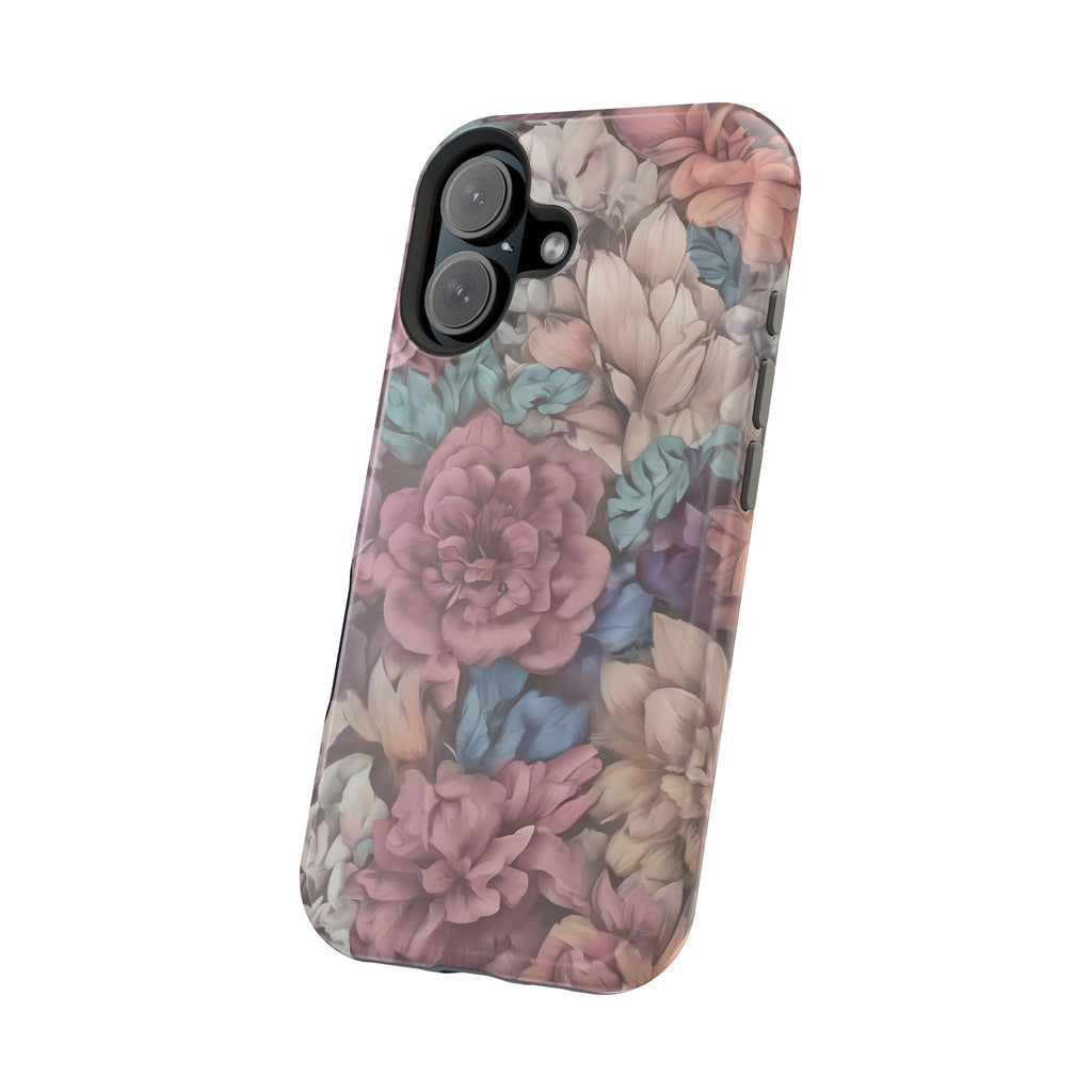 Floral Pattern Phone Case | Magnetic Impact-Resistant Case