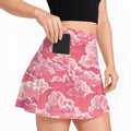 Cute Pink Cloud Tennis Skirt