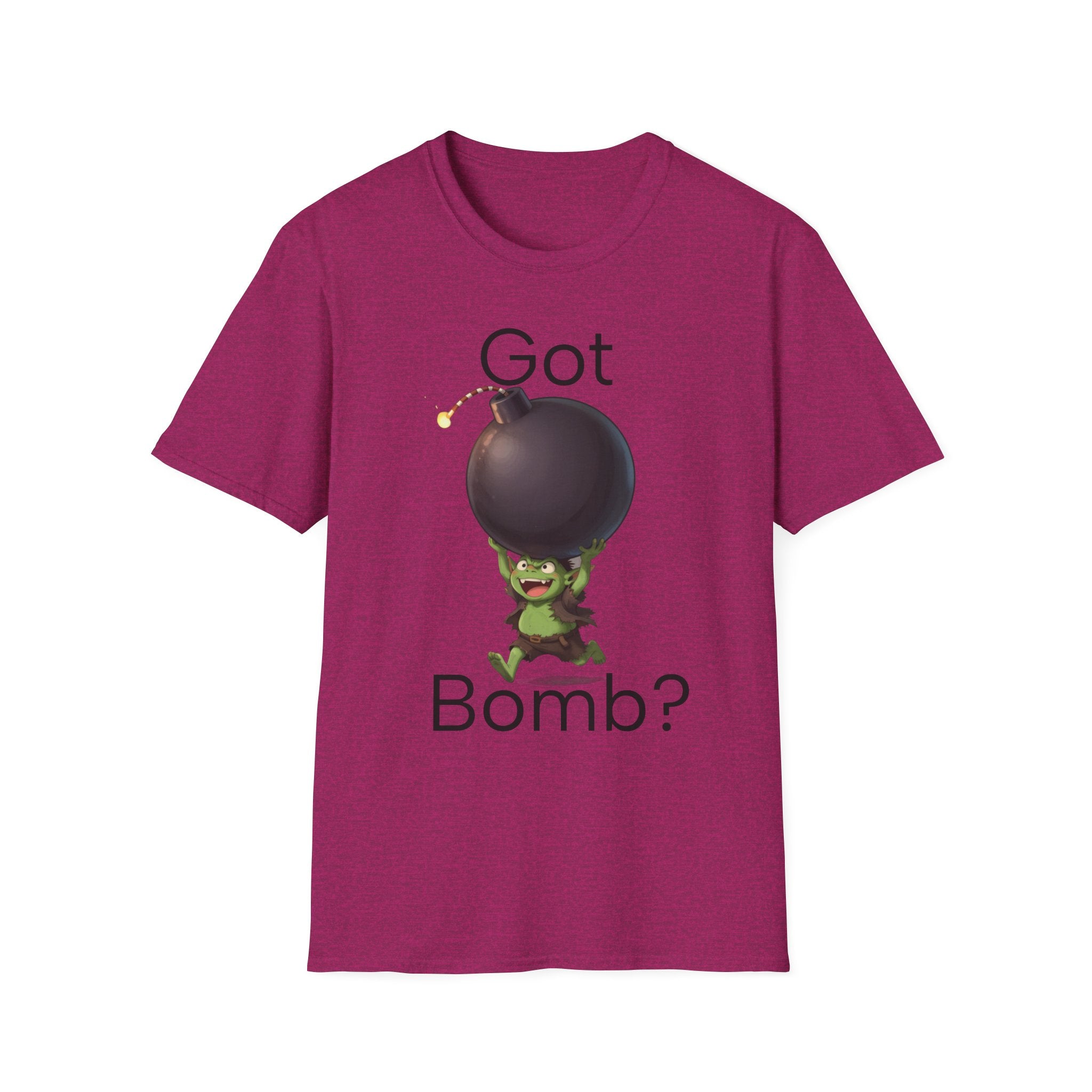 Got Bomb? T-Shirt — Cute Goblin Holding Bomb Graphic Tee