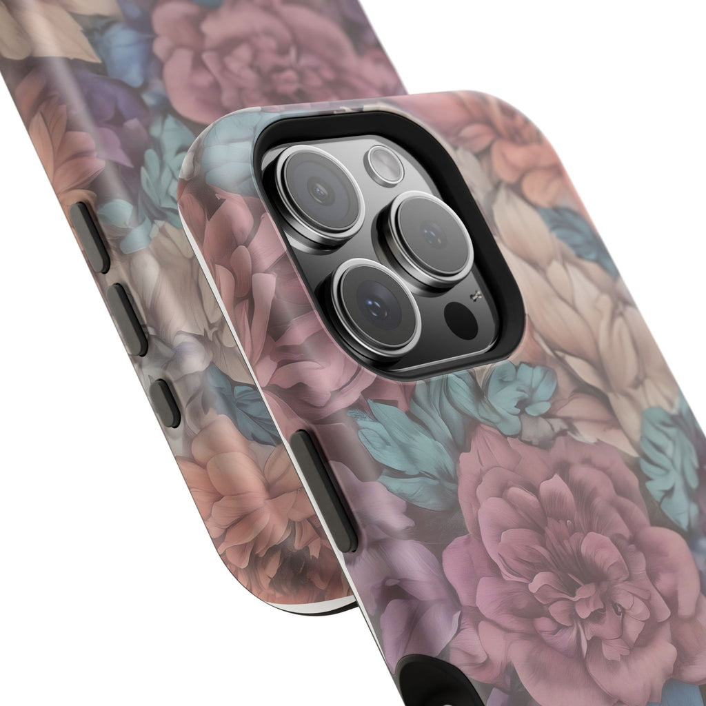 Floral Pattern Phone Case | Magnetic Impact-Resistant Case