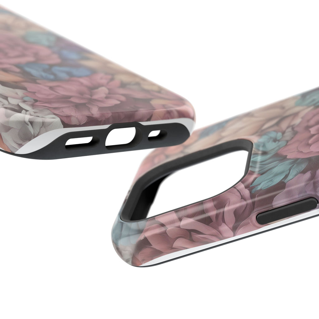 Floral Pattern Phone Case | Magnetic Impact-Resistant Case