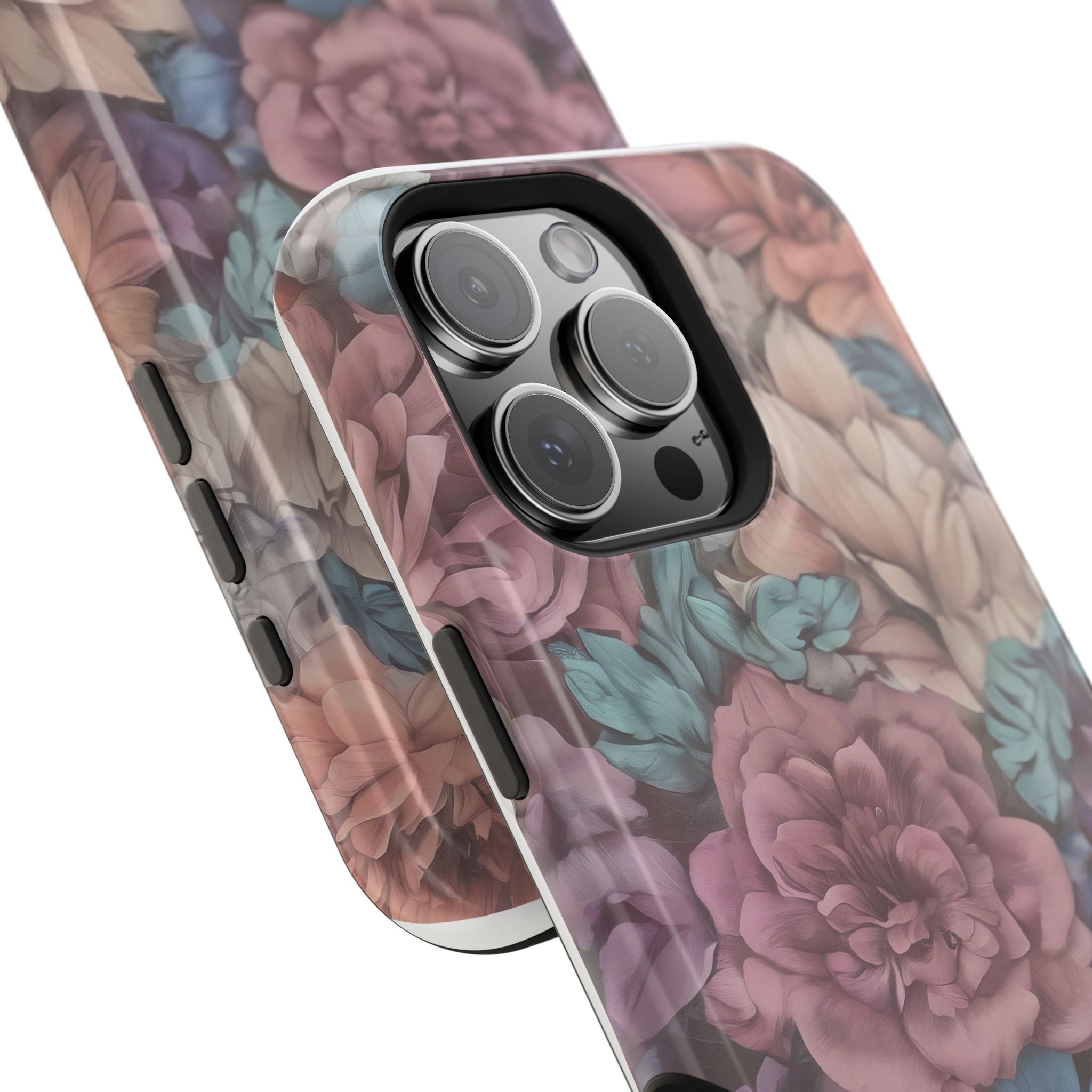 Floral Pattern Phone Case | Magnetic Impact-Resistant Case