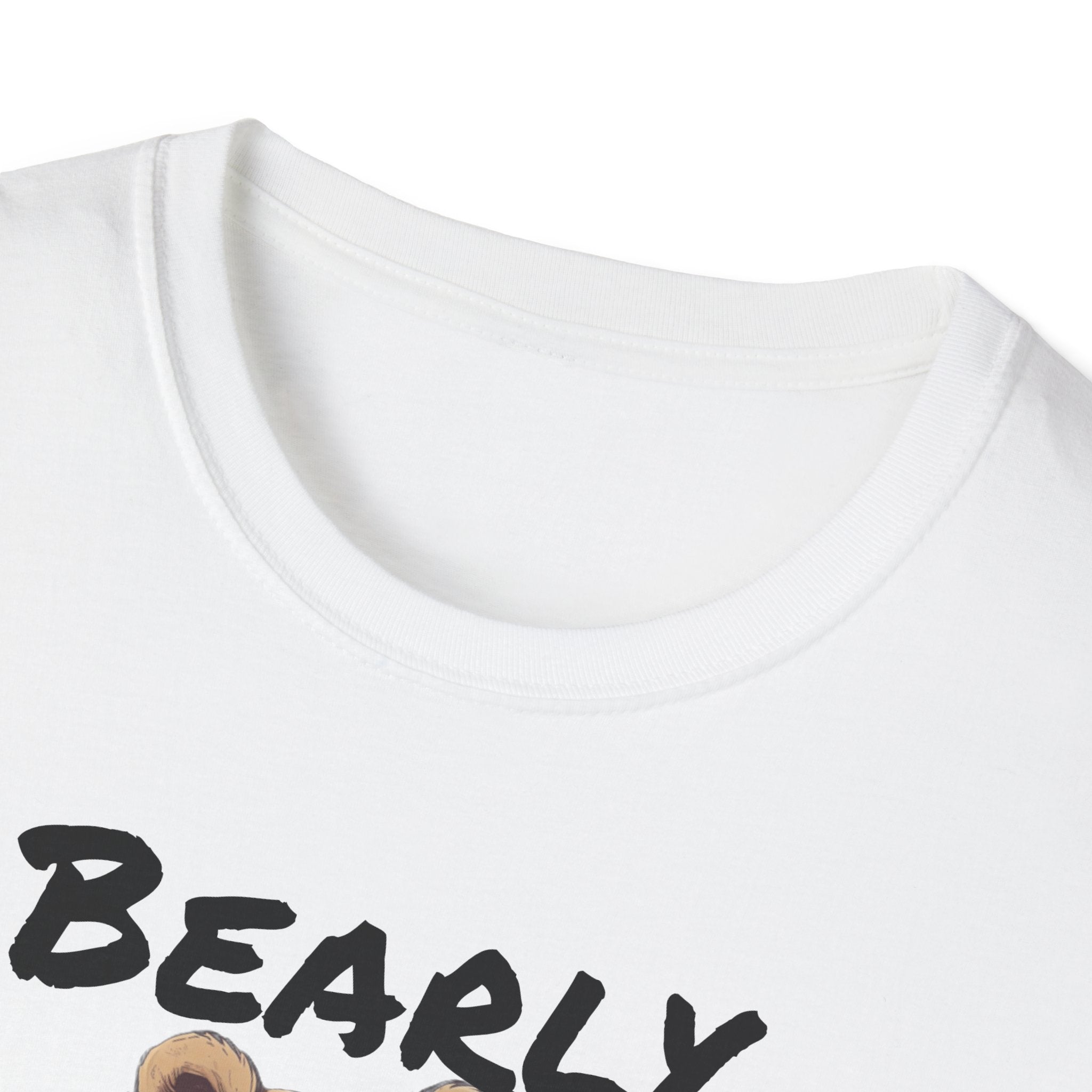 Bearly Working T-Shirt — Funny Bear Office Graphic Tee