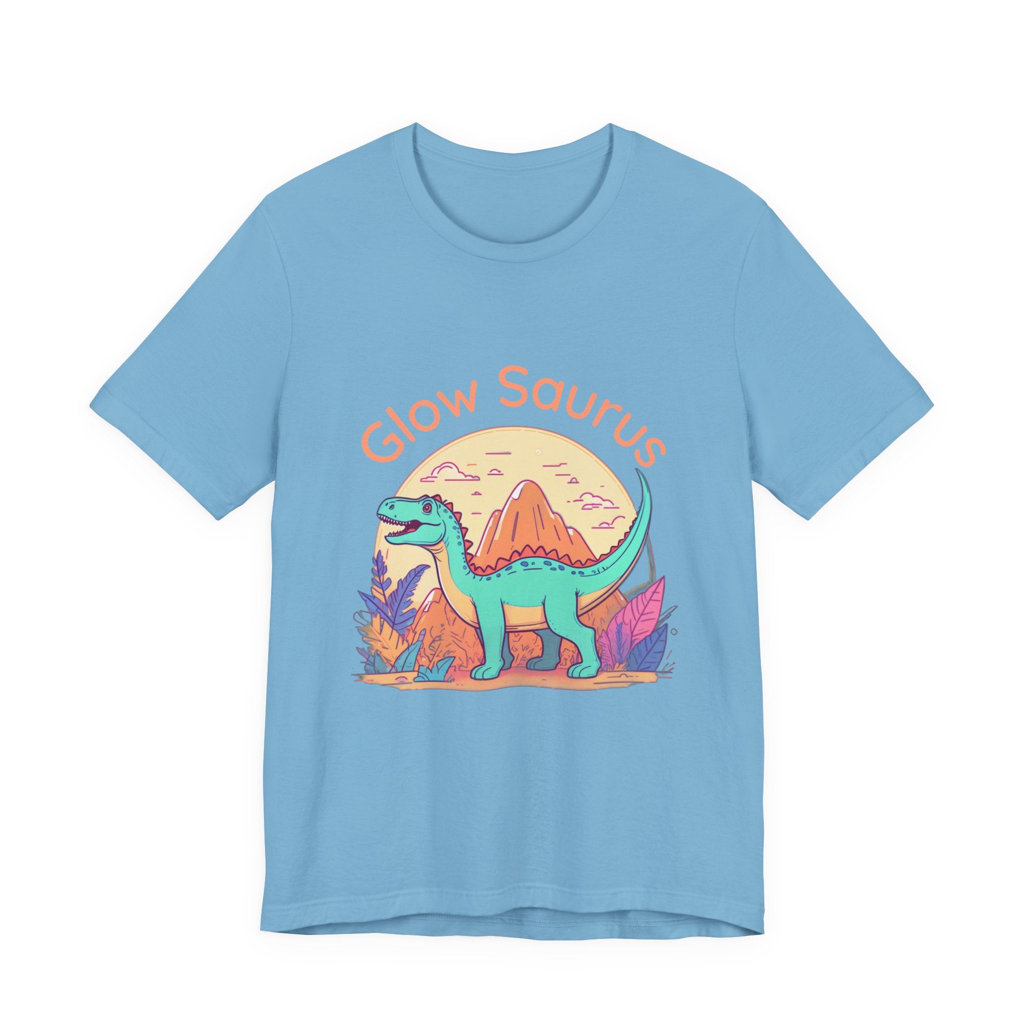 Glow Saurus Tee — Cute Retro Dinosaur T‑Shirt