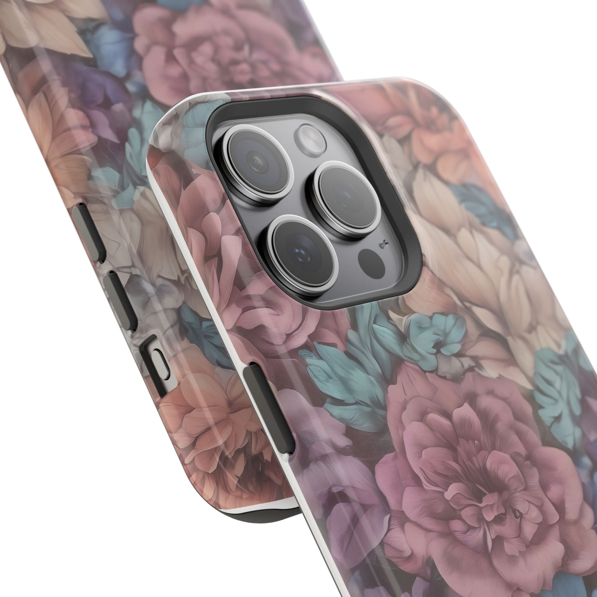 Floral Pattern Phone Case | Magnetic Impact-Resistant Case