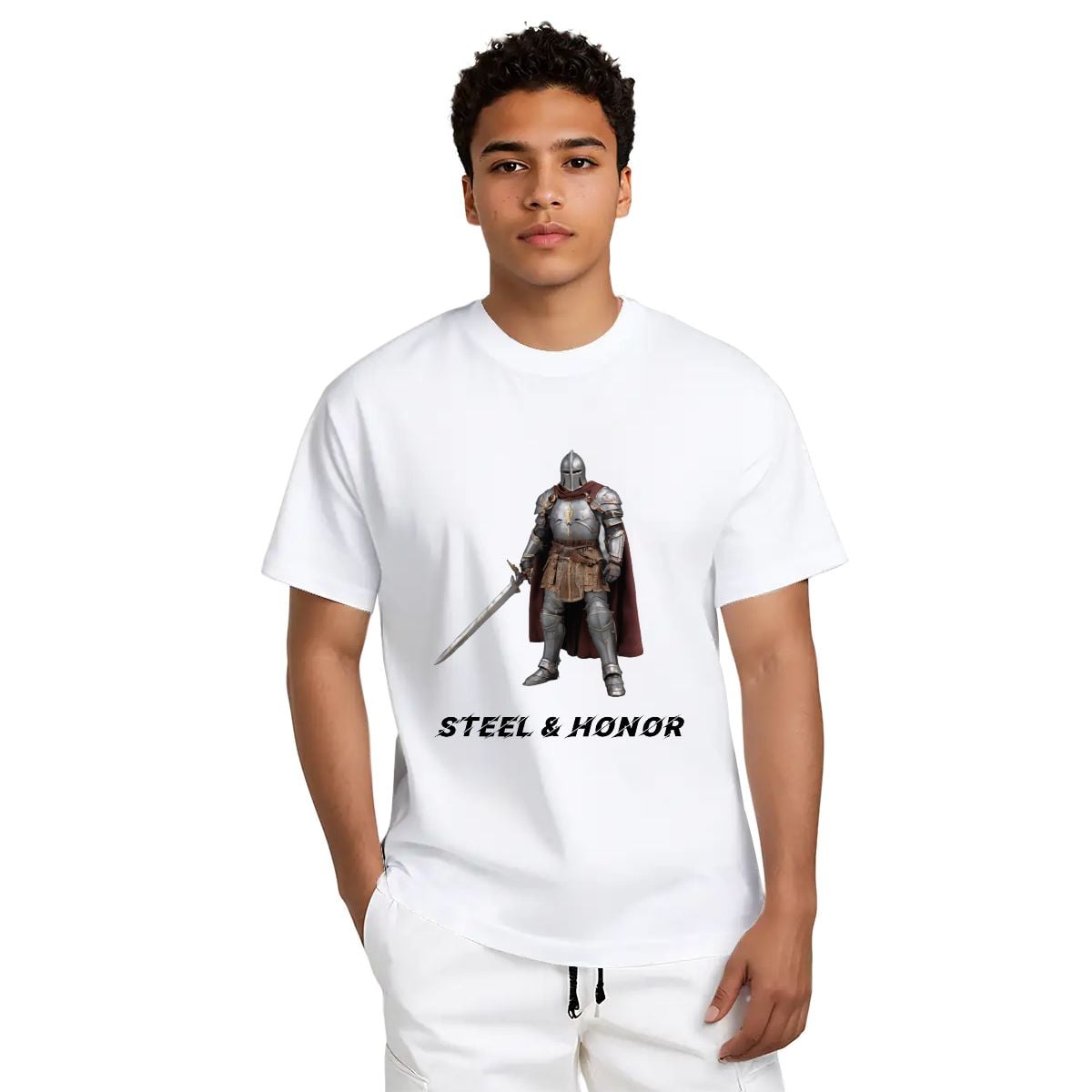Steel & Honor Graphic Tee - Unisex Cotton T-Shirt