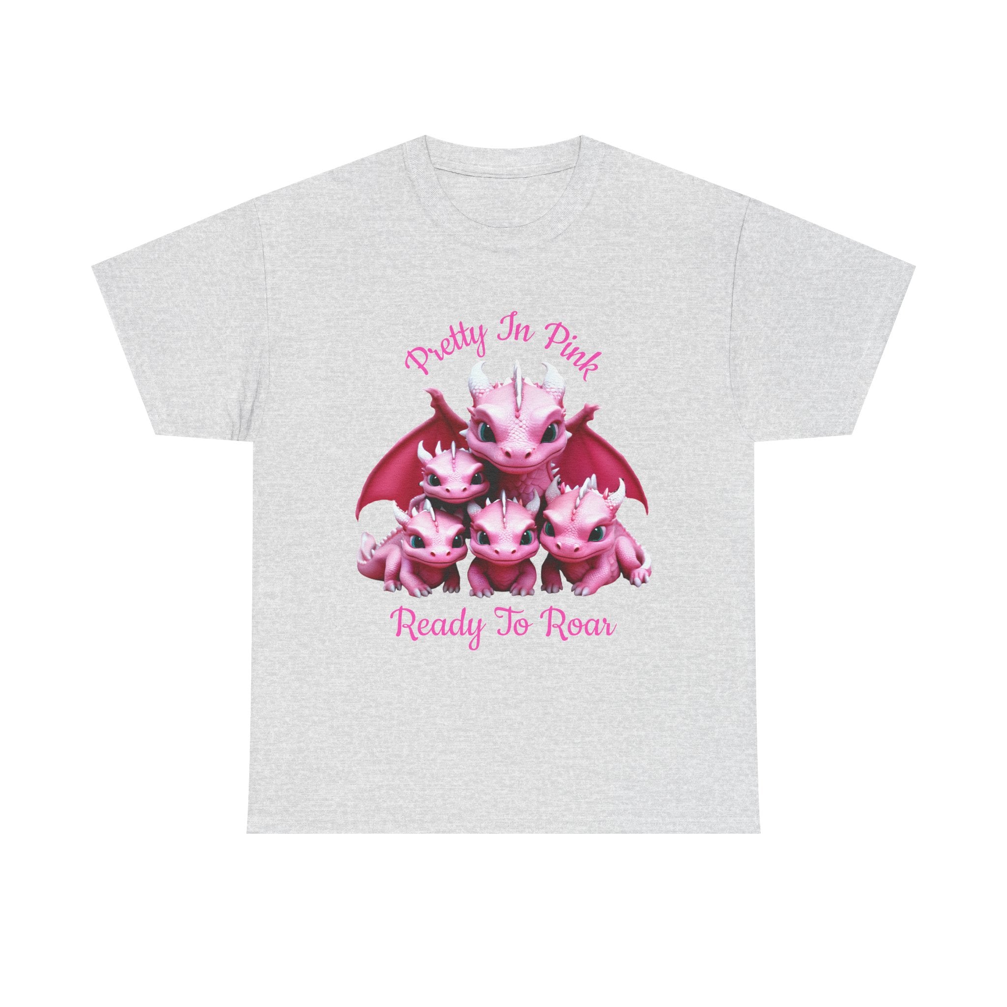 Pretty In Pink Dragons tee | Ready To Roar design