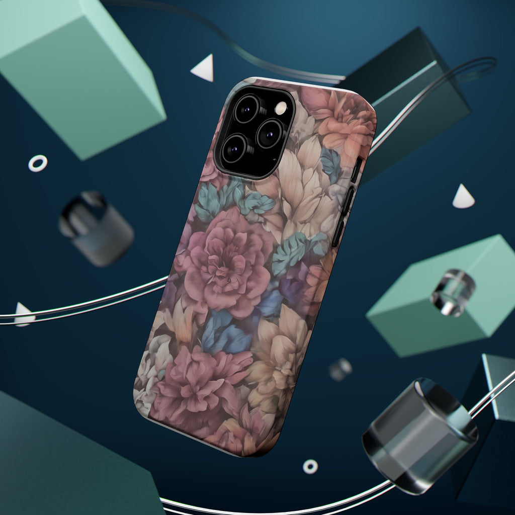 Floral Pattern Phone Case | Magnetic Impact-Resistant Case
